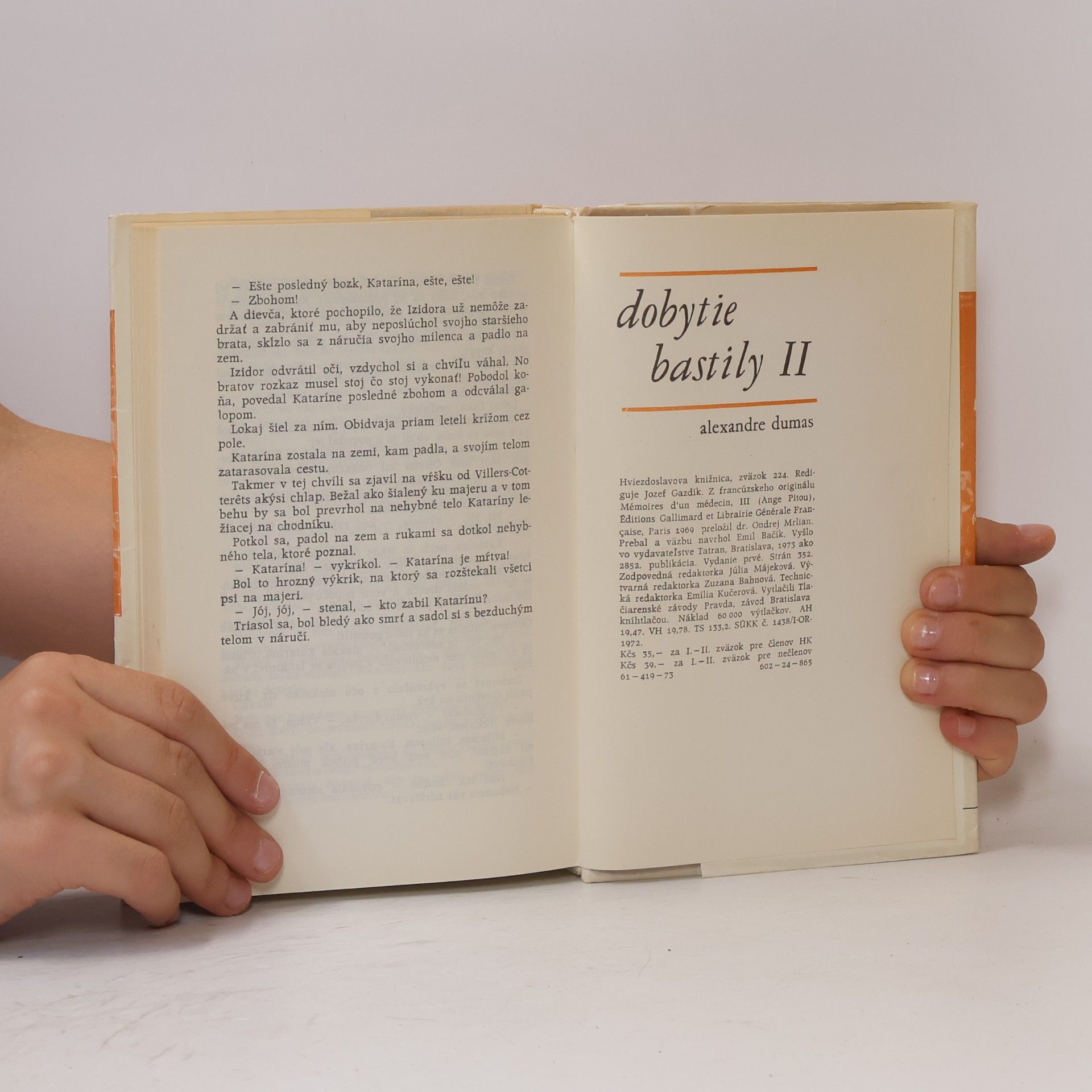 Alexandre Dumas der Ältere Dobytie Bastily II