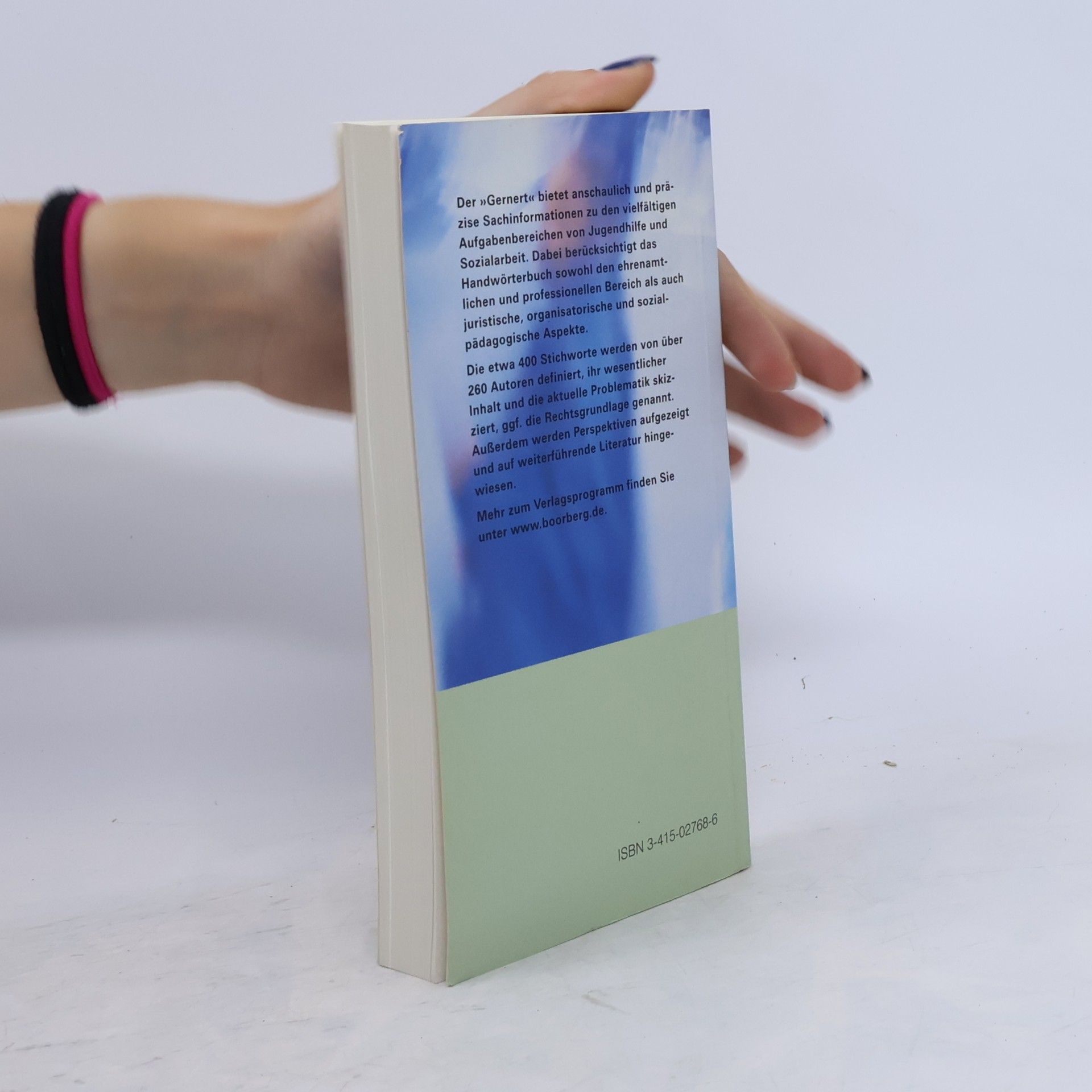 Wolfgang Gernert Handwörterbuch für Jugendhilfe und Sozialarbeit