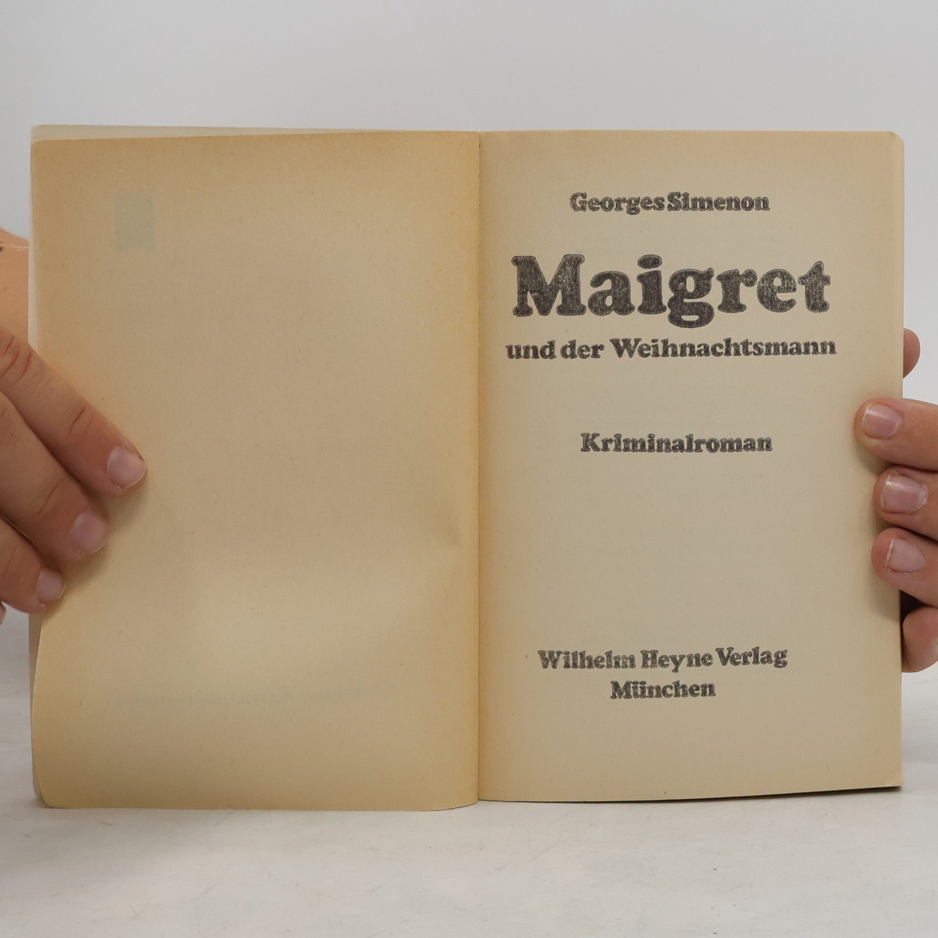 Georges Simenon Maigret und der Weihnachtsmann
