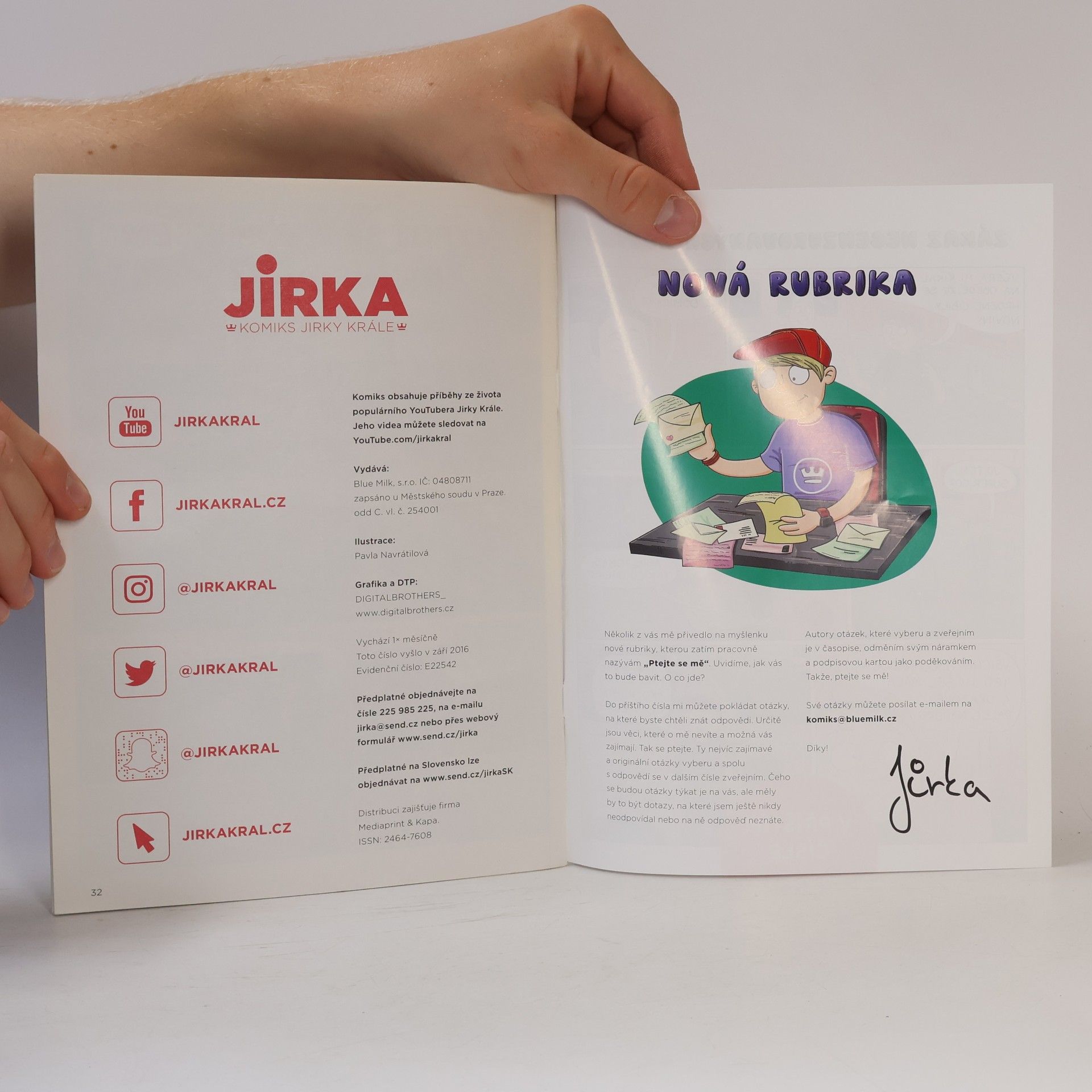 Jirka Král Jirka 9/2016. Komiks Jirky Krále 5