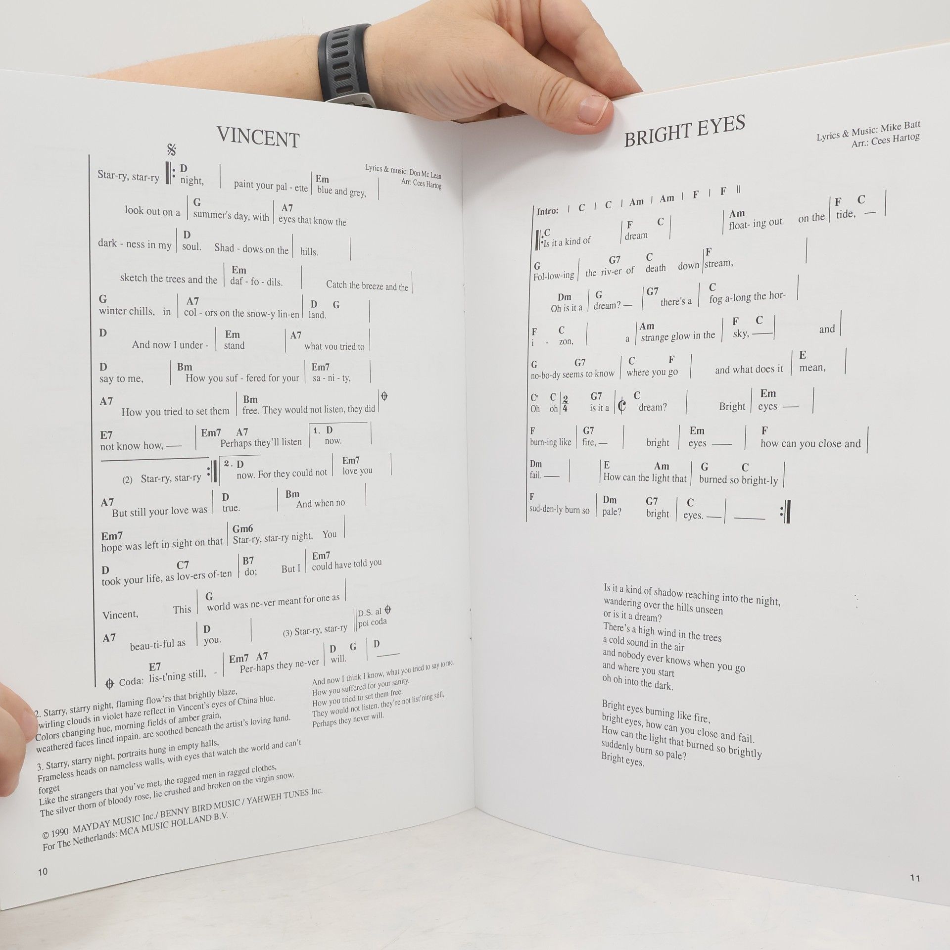 CEES HARTOG Pop Songs for Classical Guitar
