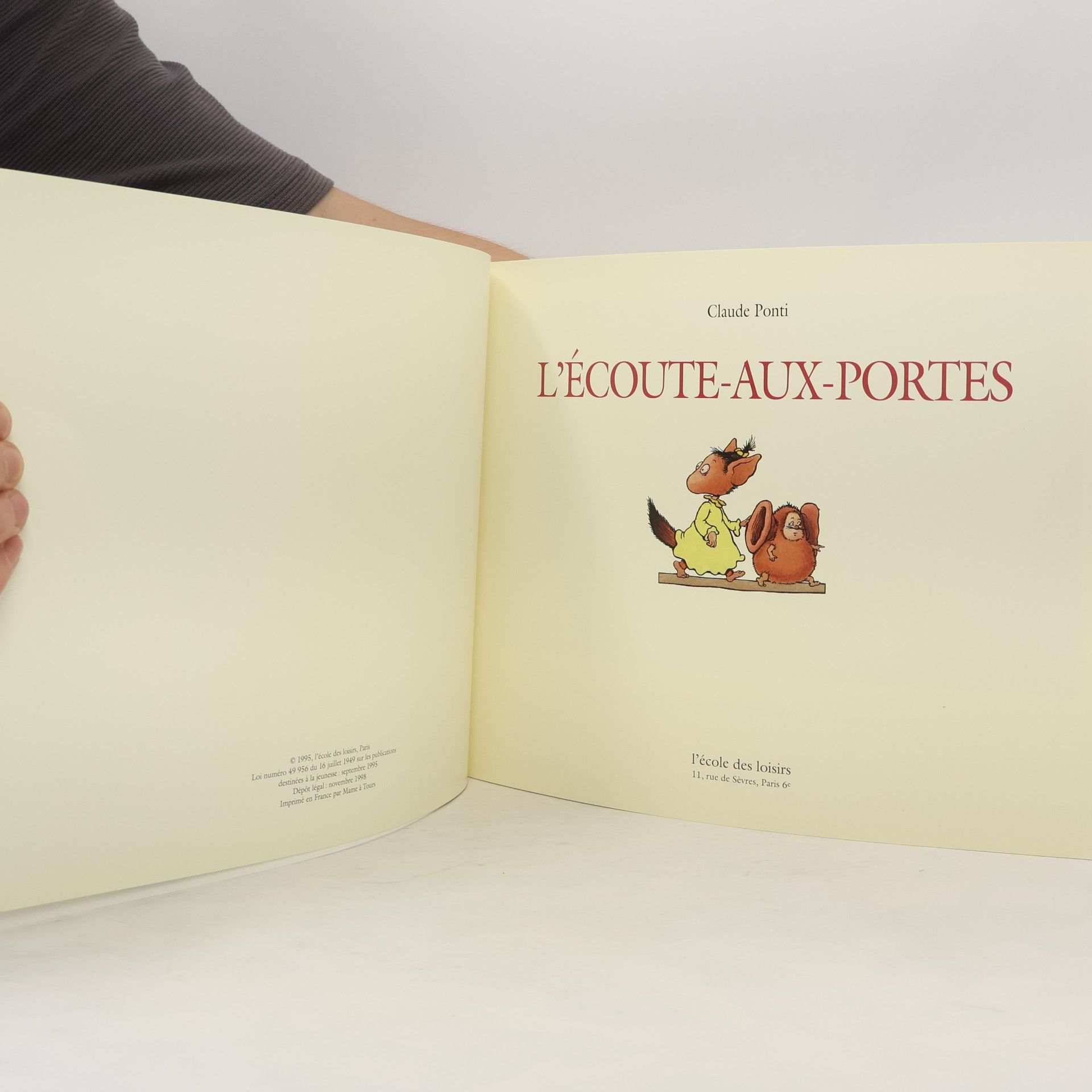 Claude Ponti L'écoute-aux-portes