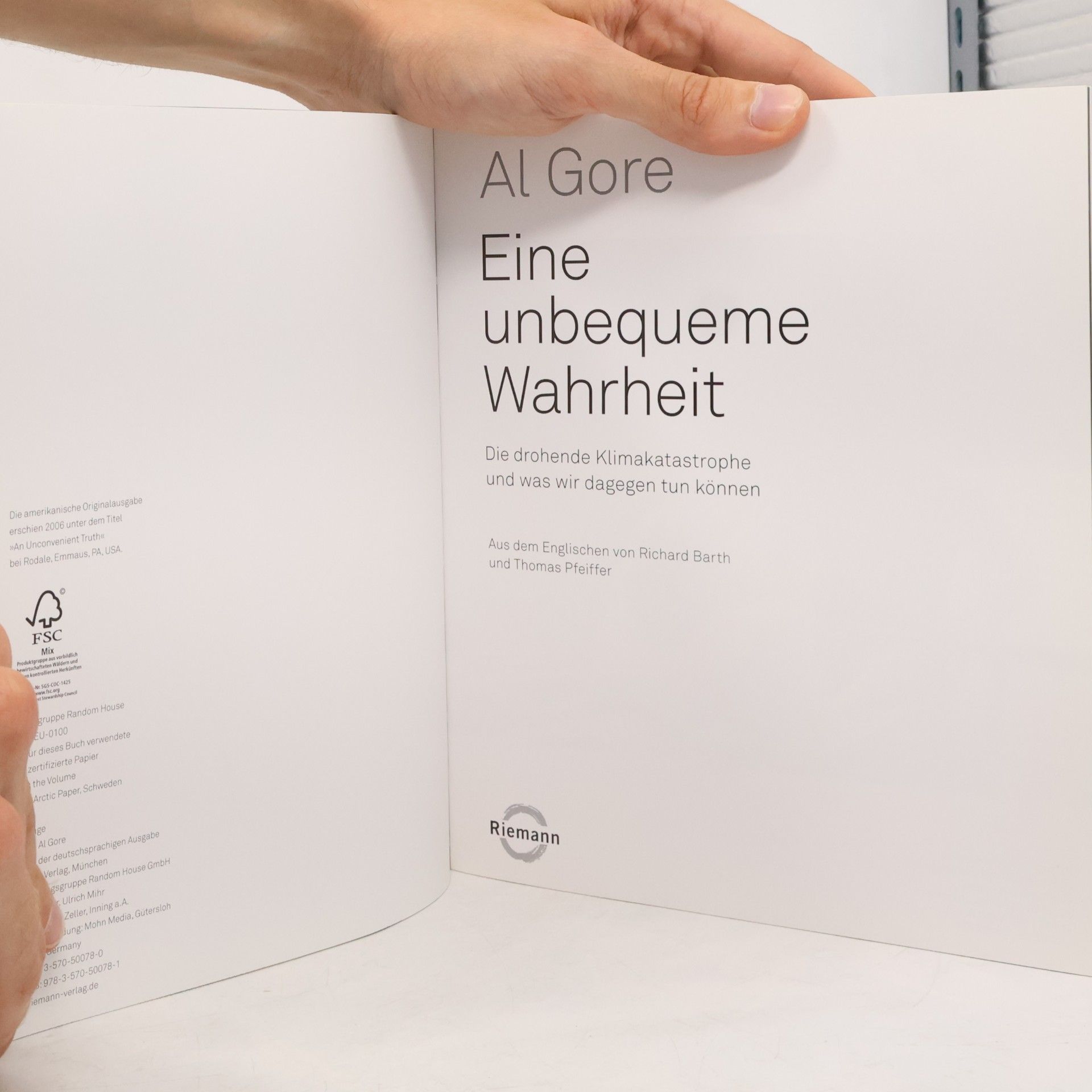Al Gore Eine unbequeme Wahrheit