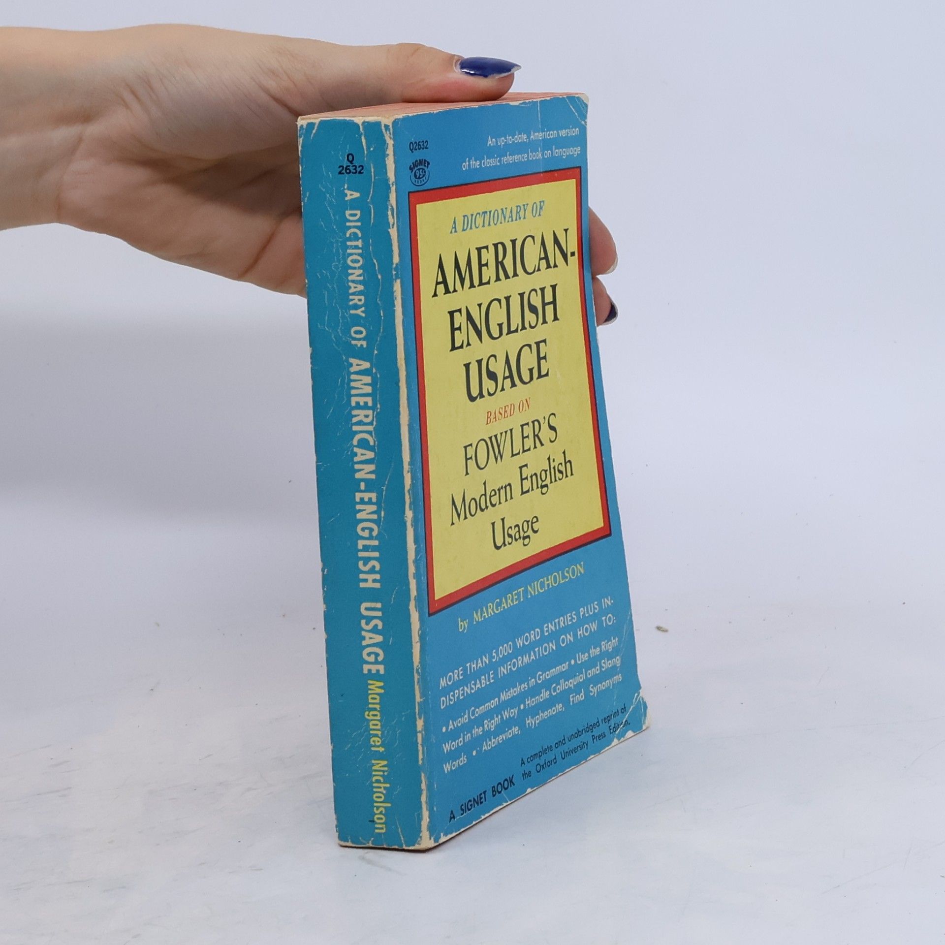 Margaret Nicholson A Dictionary of American-English Usage