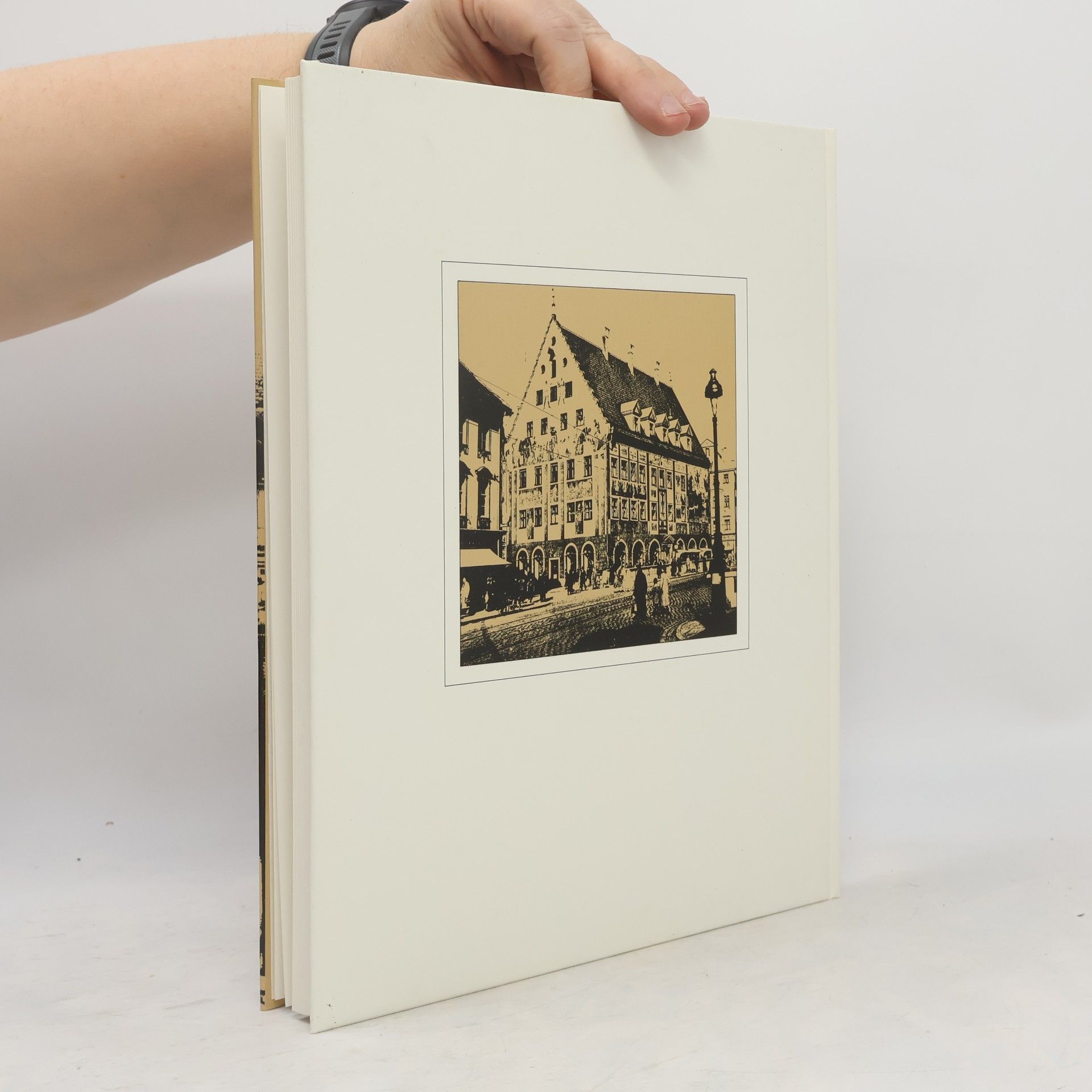 Franz Häußler Augsburg alte Stadt mit Kriegsnarben