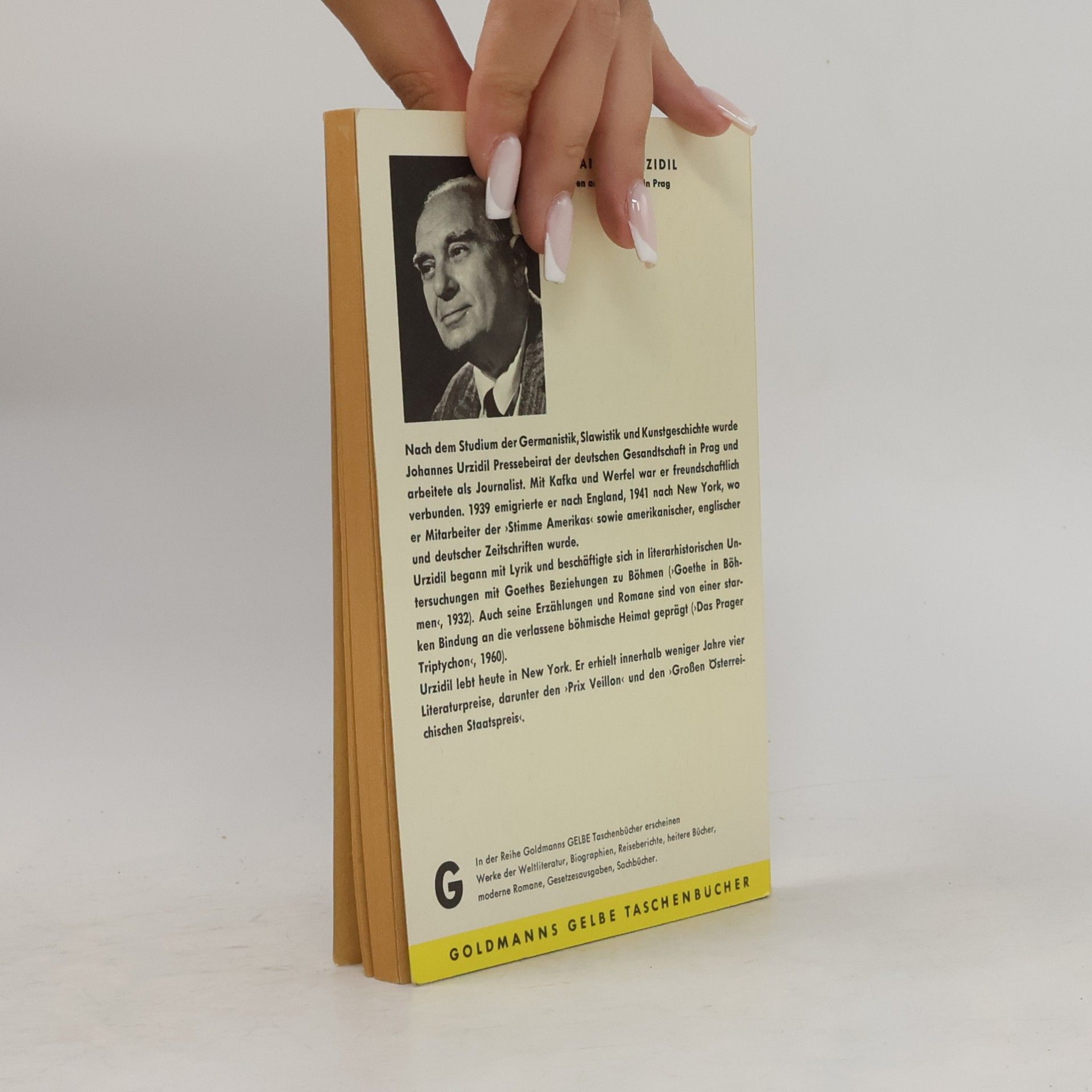 Johannes Urzidil Die verlorene Geliebte