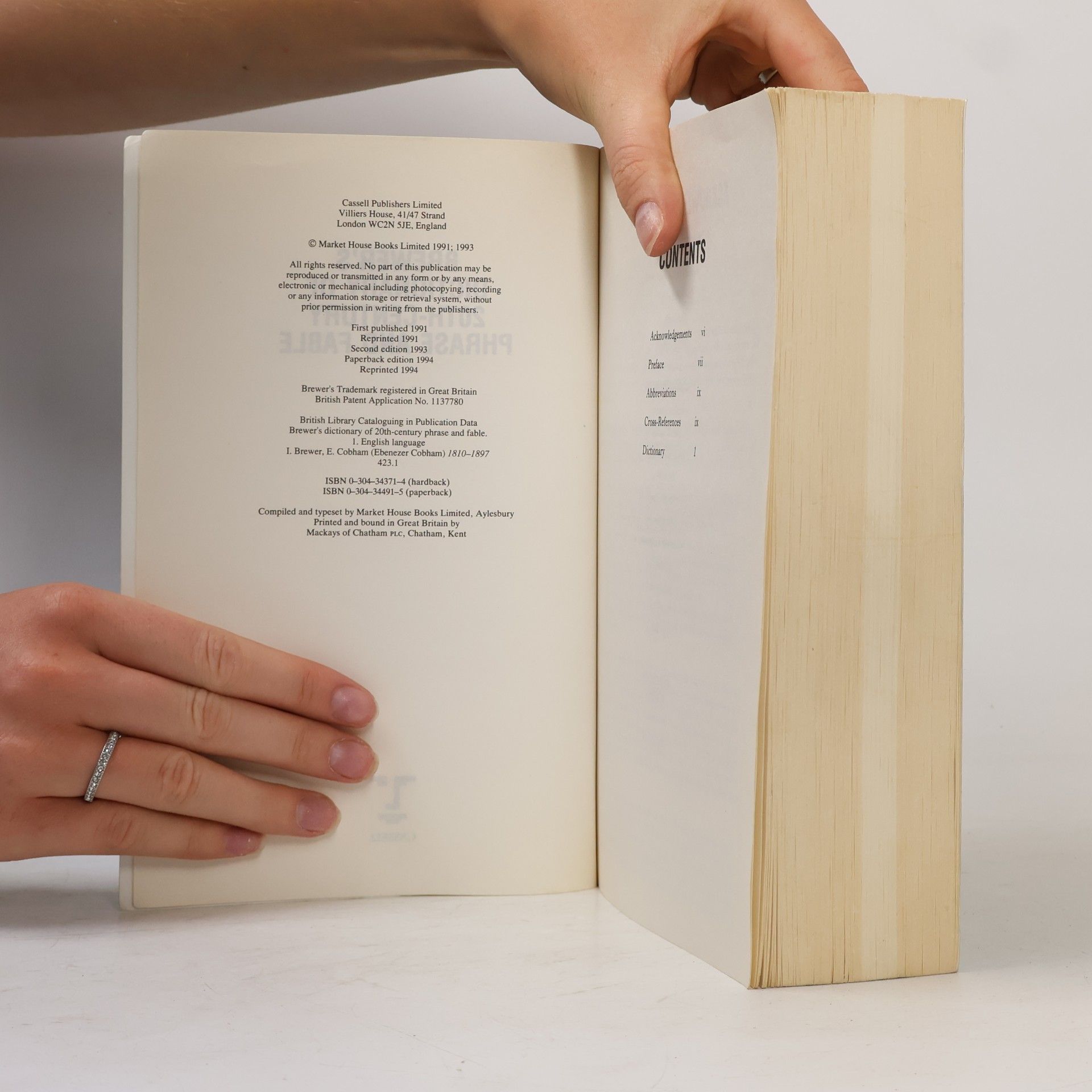 Ebenezer Cobham Brewer Brewer's Series: Brewer's Dictionary of 20th-Century Phrase and Fable: New Edition