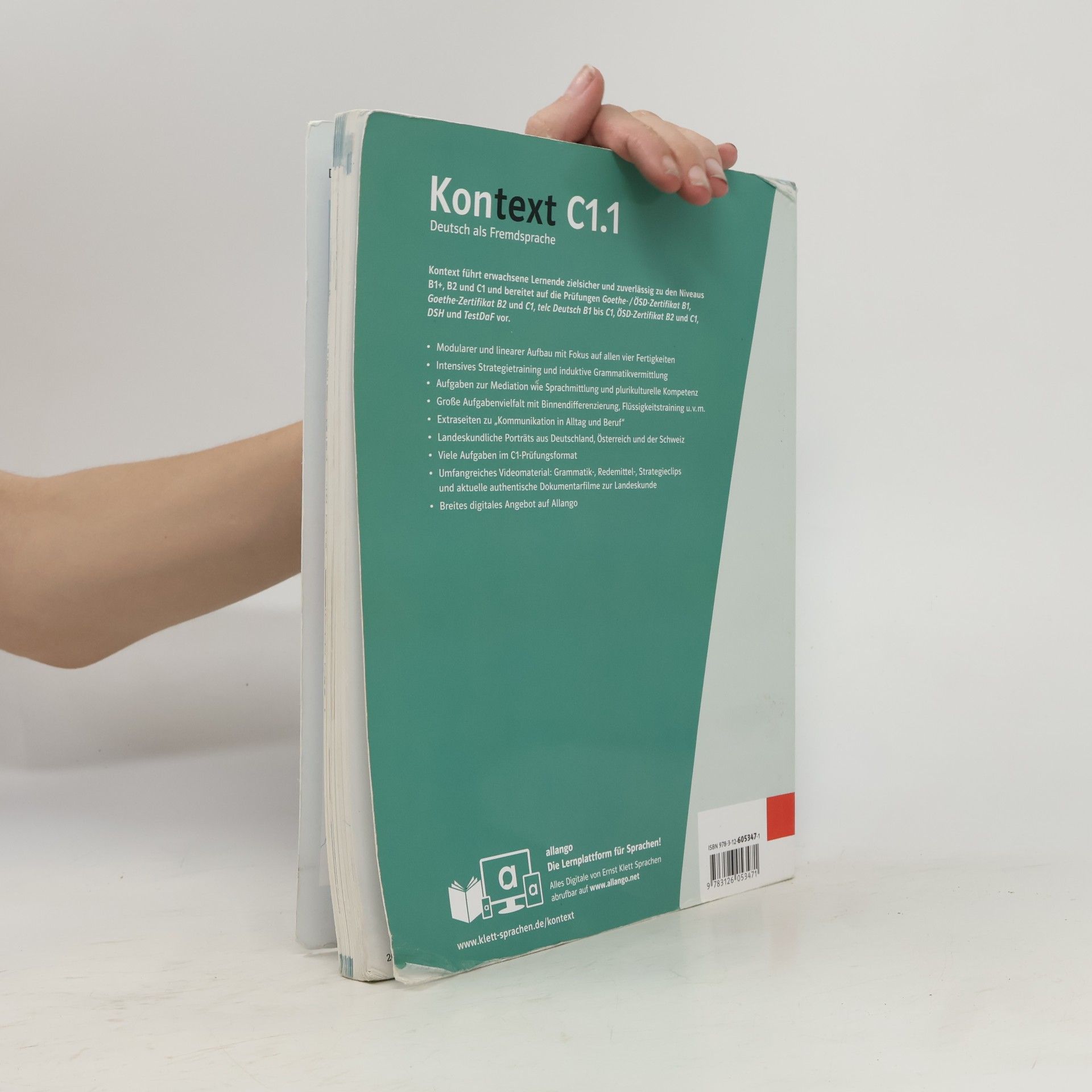 Stefanie Dengler Kontext C1.1. Kurs- und Übungsbuch mit Audios und Videos
