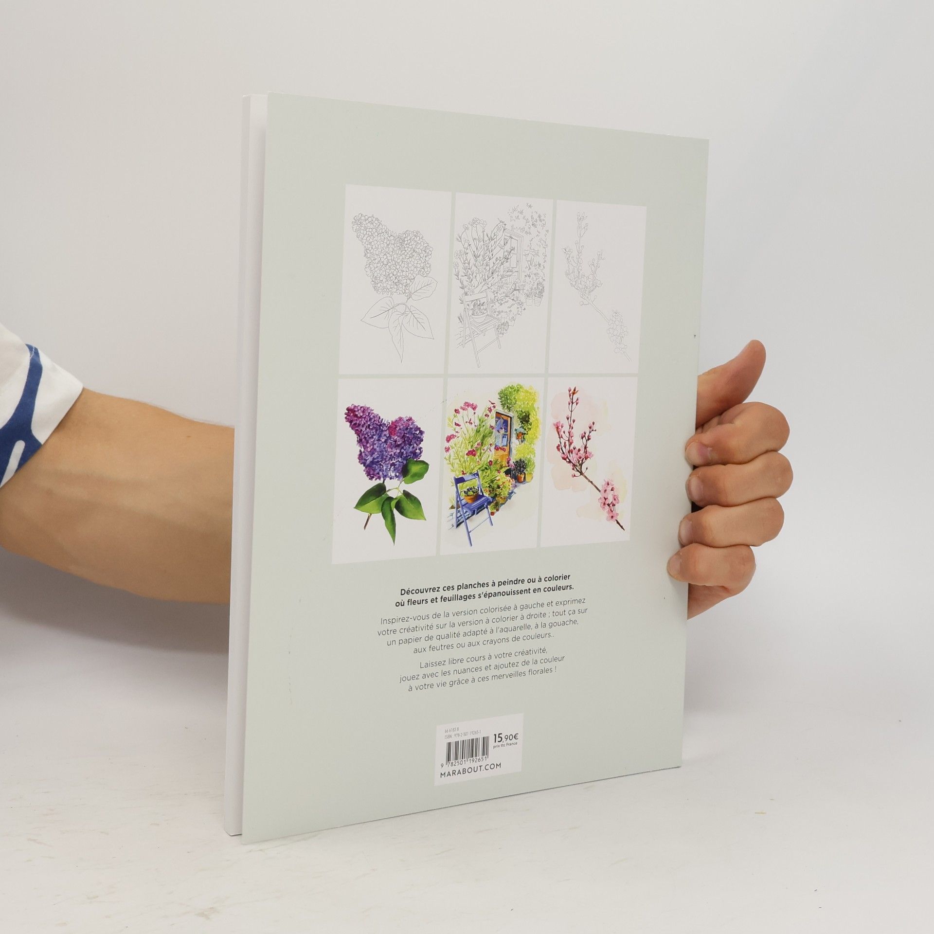 Collectif d'auteurs Coloriage aquarelle. Mon petit jardin