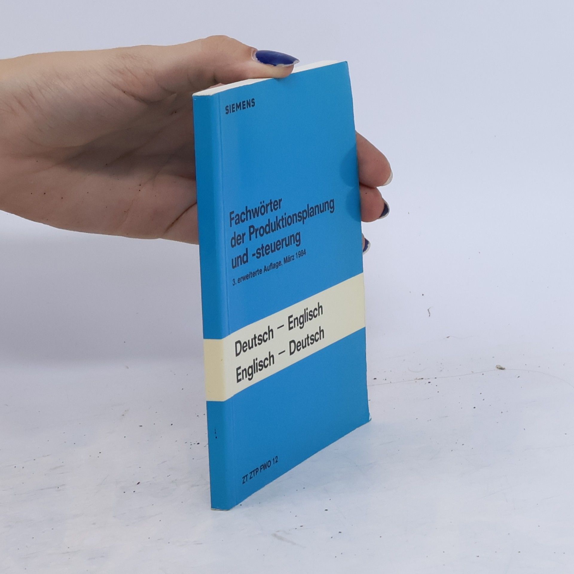 Various authors Fachwörter der Produktionsplanung und -steuerung
