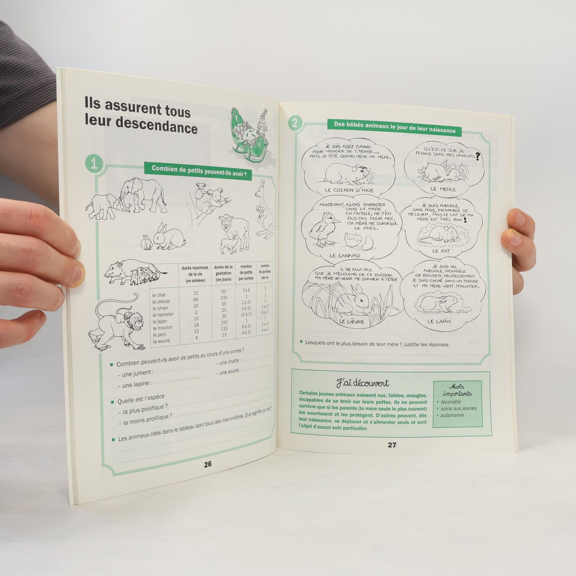 Raymond Tavernier Cahier de biologie CM1