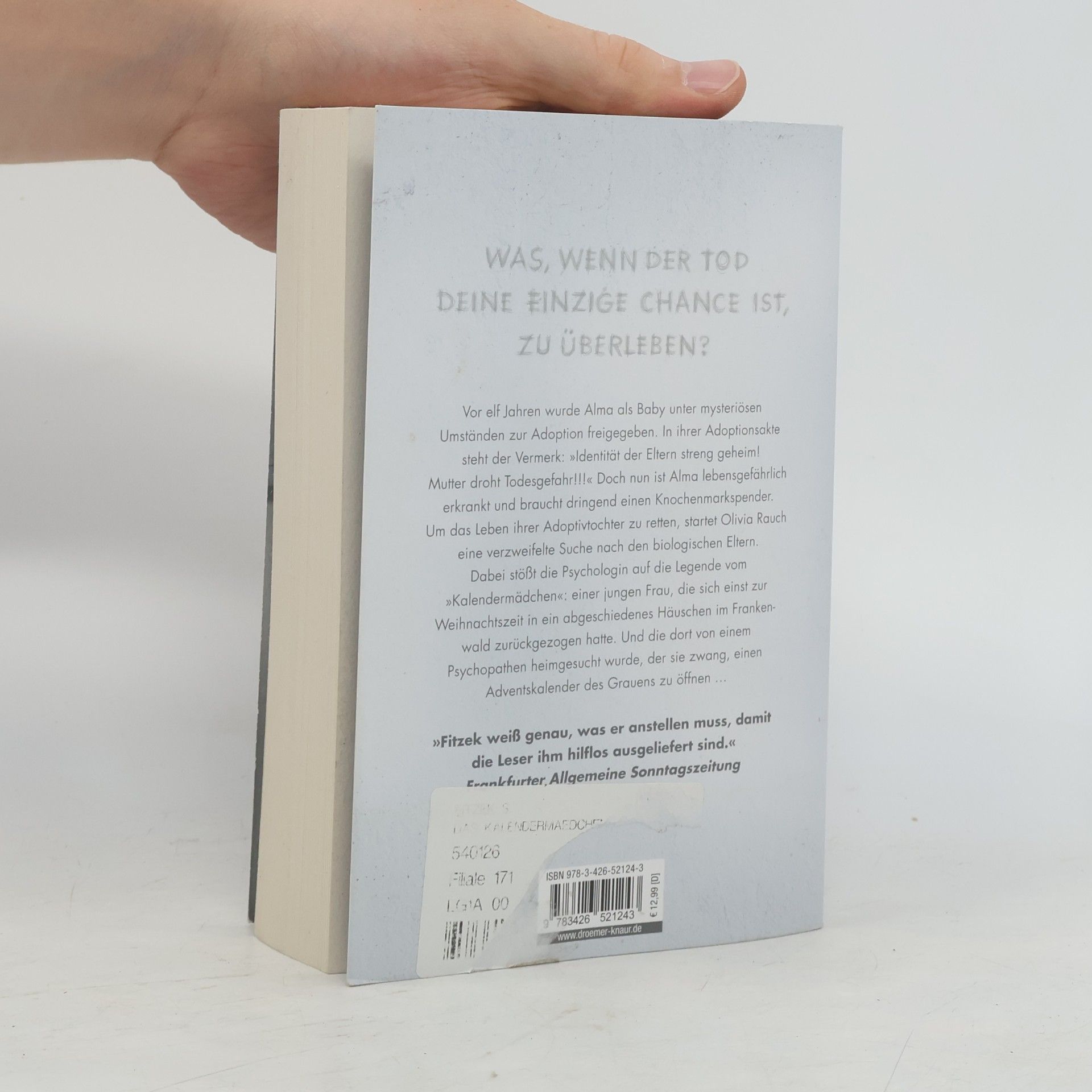 Sebastian Fitzek Das Kalendermädchen