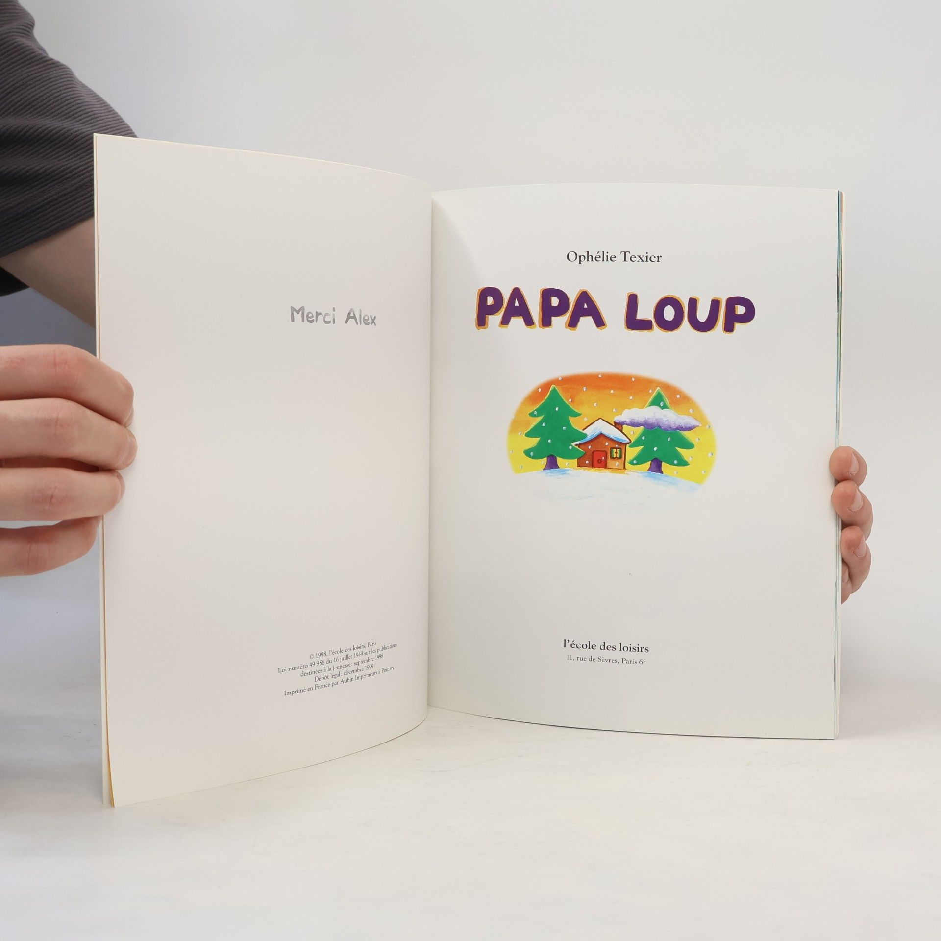 Ophélie Texier Papa loup