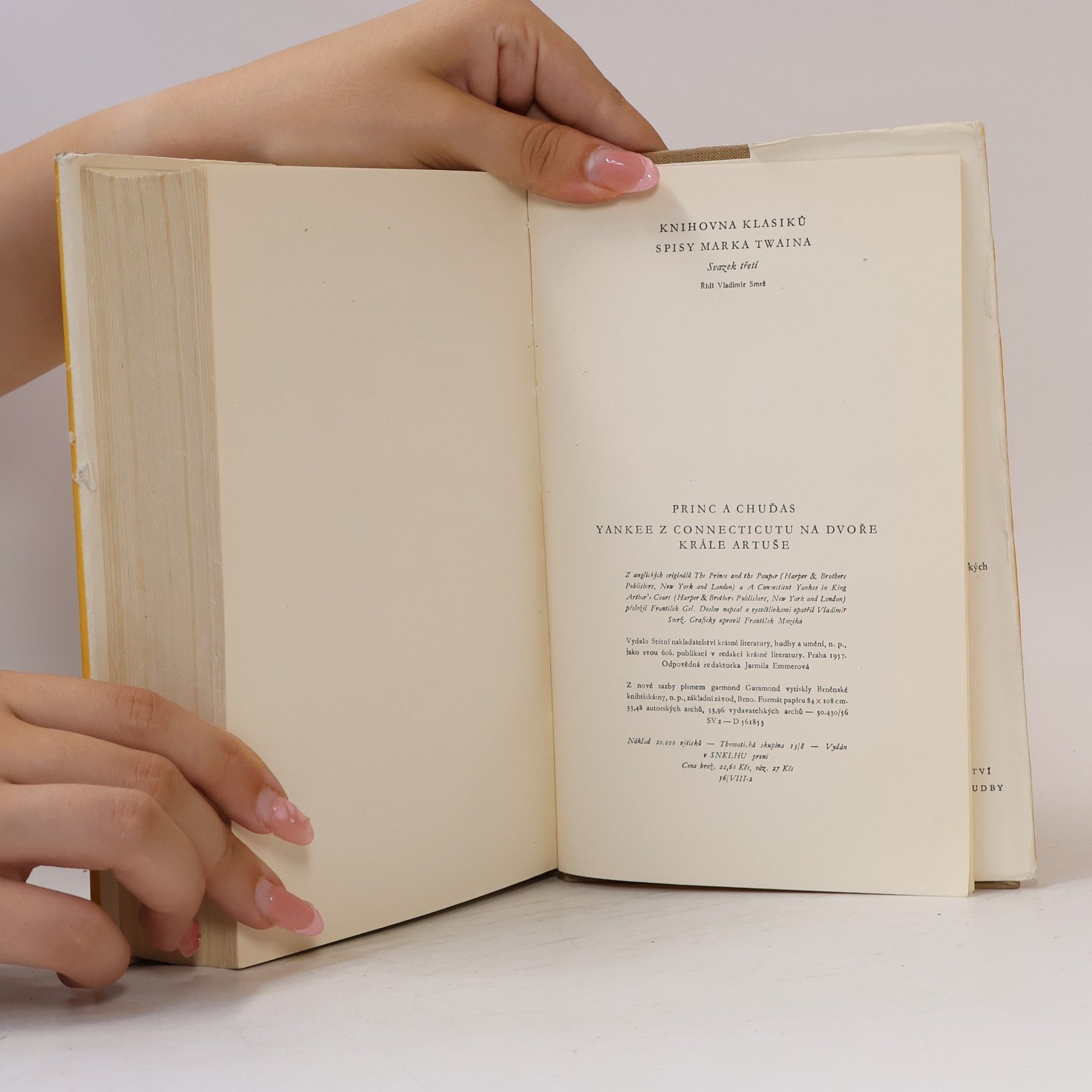 Mark Twain Princ a chuďas. Yankee z Connecticutu na dvoře krále Artuše