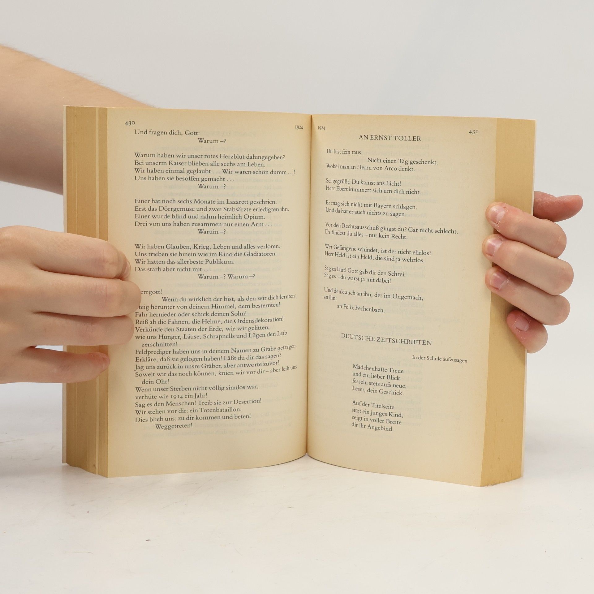 Kurt Tucholsky Gedichte