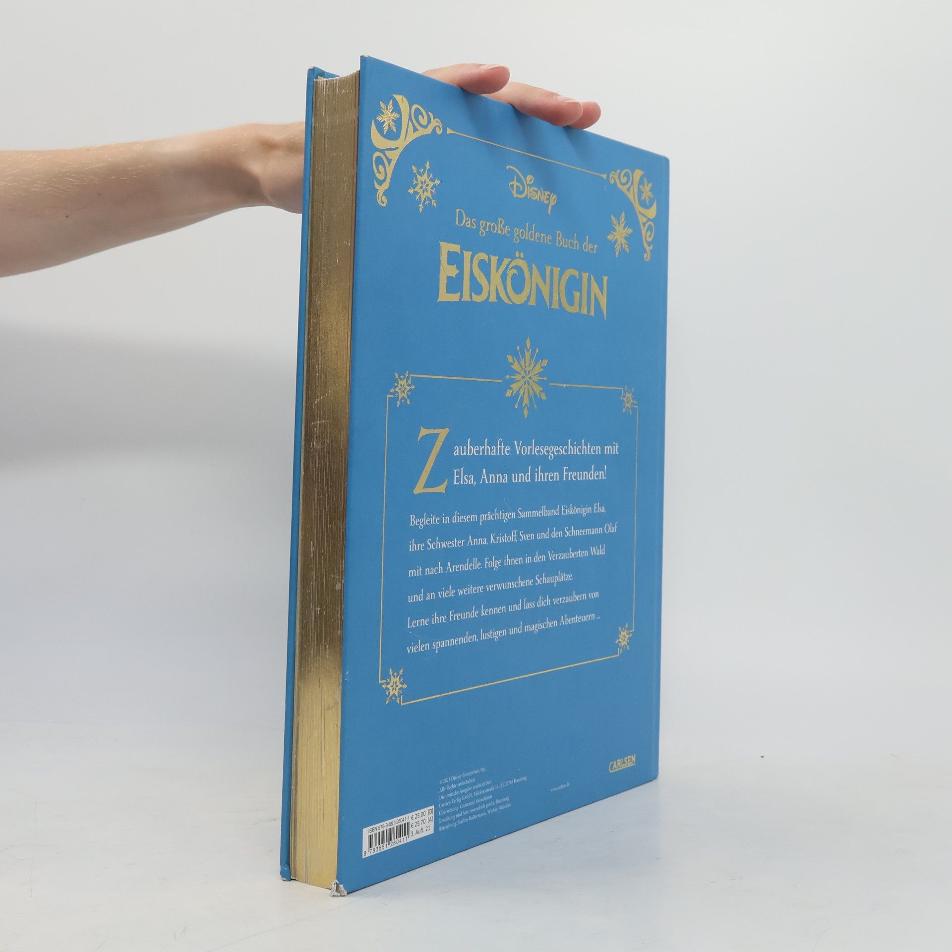 Kolektiv autorů Disney. Das große goldene Buch der Eiskönigin