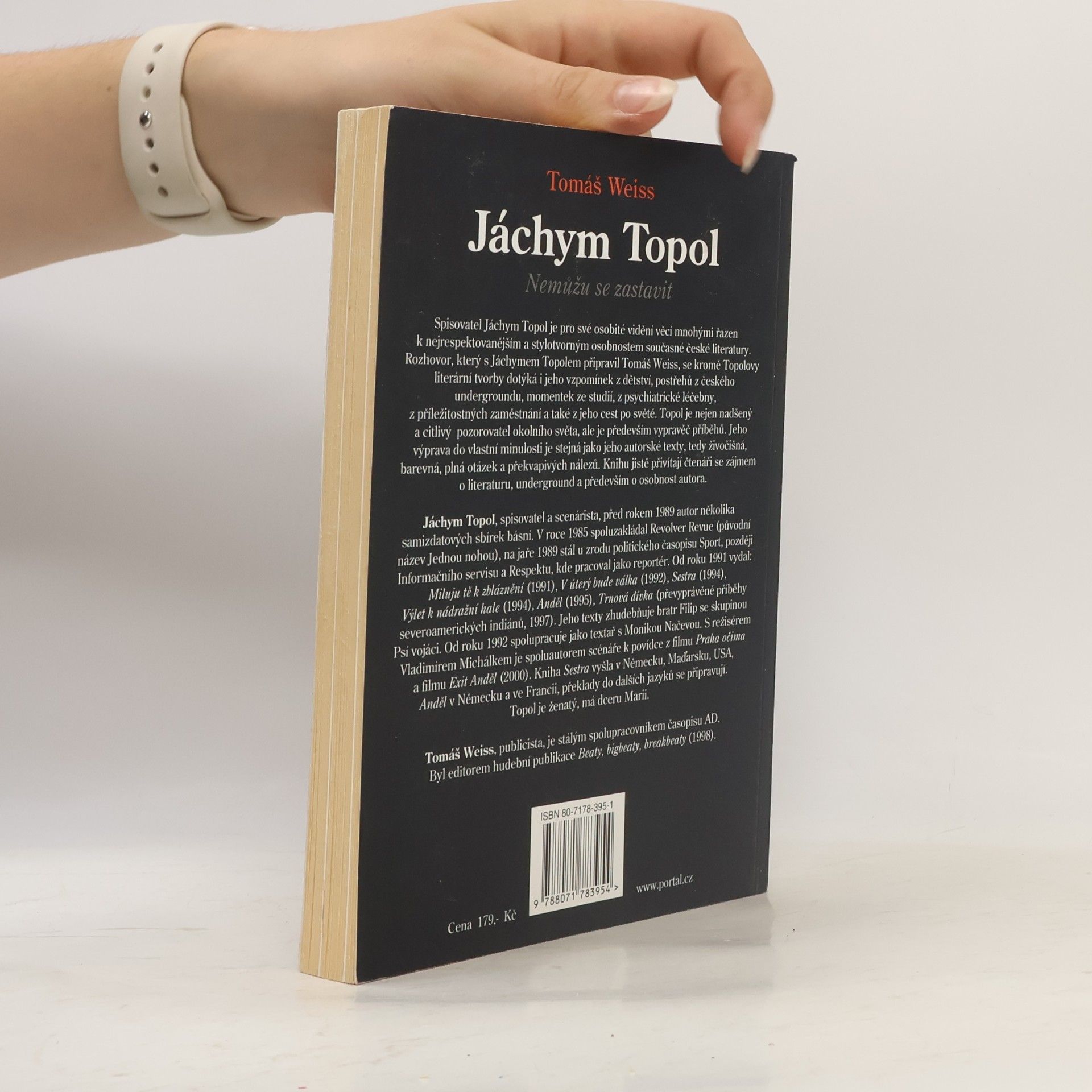 Jáchym Topol Jáchym Topol: Nemůžu se zastavit
