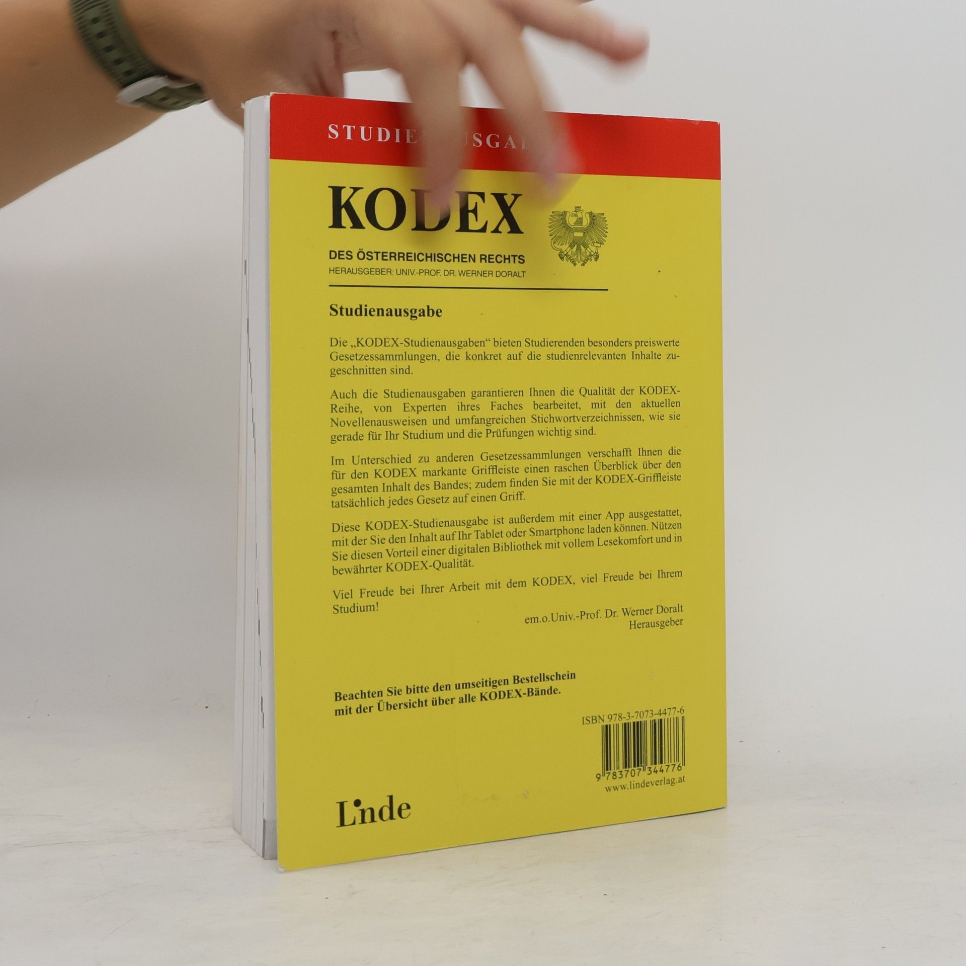Werner Doralt Kodex Studienausgabe Arbeitsrecht 2021/22