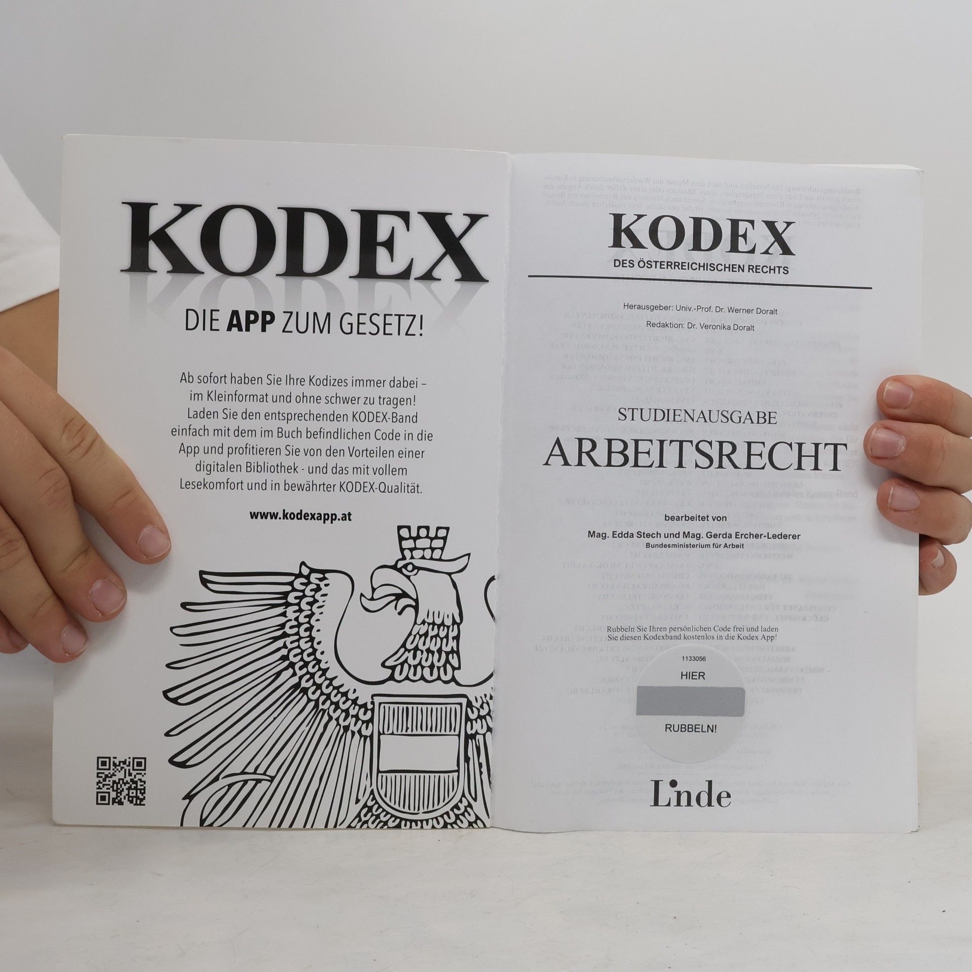 Werner Doralt Kodex Studienausgabe Arbeitsrecht 2021/22