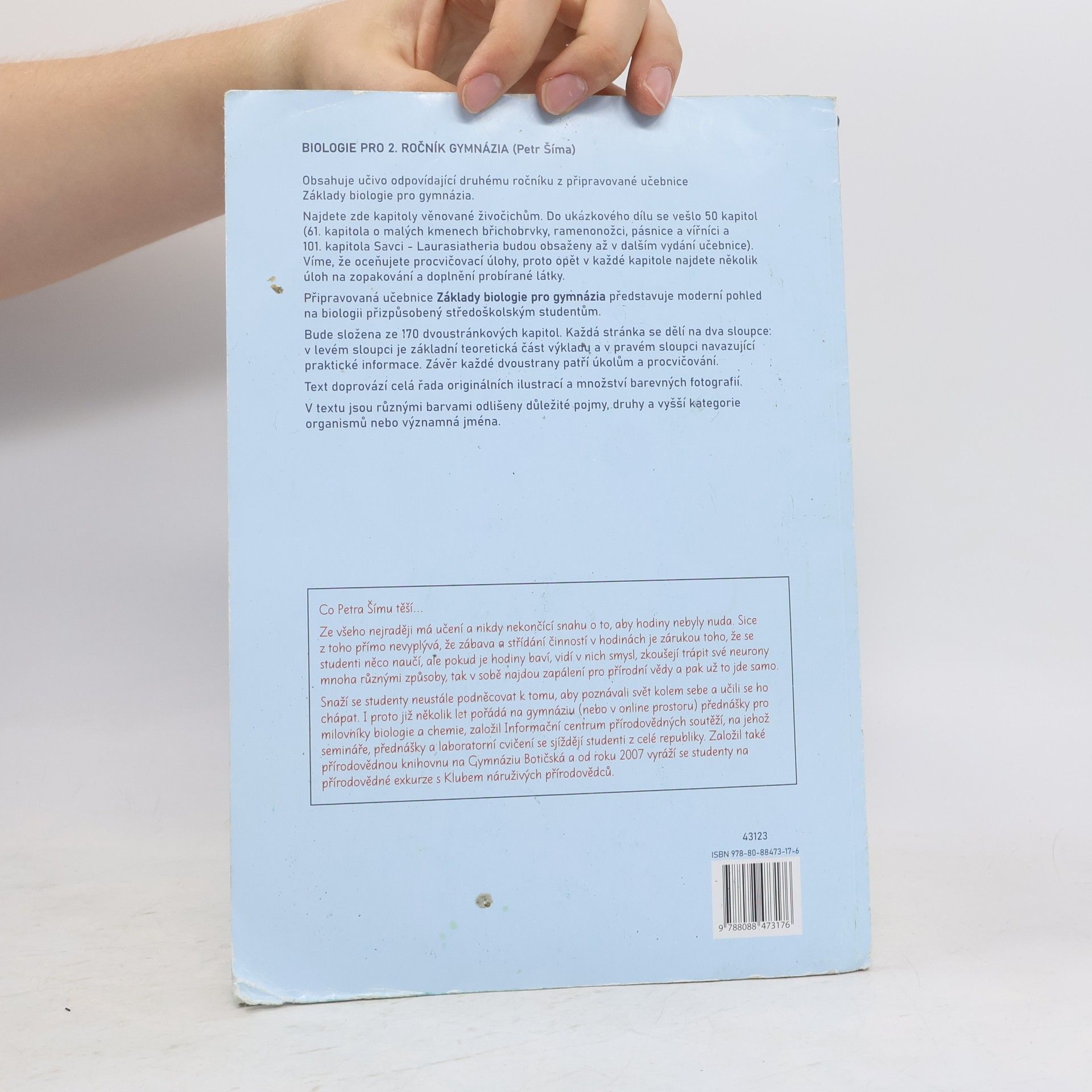 Petr Šíma Biologie pro 2. ročník gymnázií