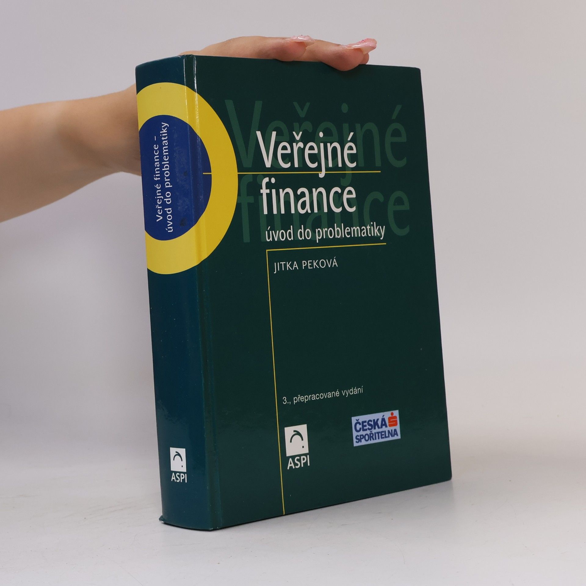 Jitka Peková Veřejné finance : úvod do problematiky