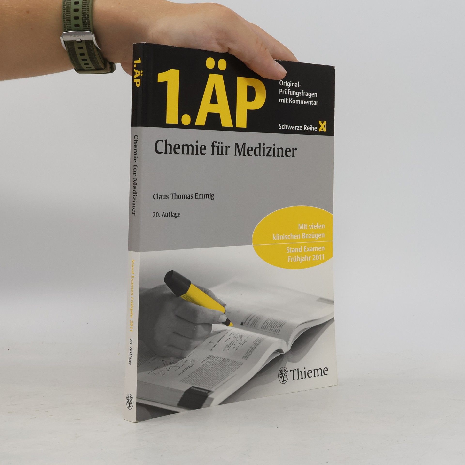 Claus-Thomas Emmig Schwarze Reihe: Chemie für Mediziner