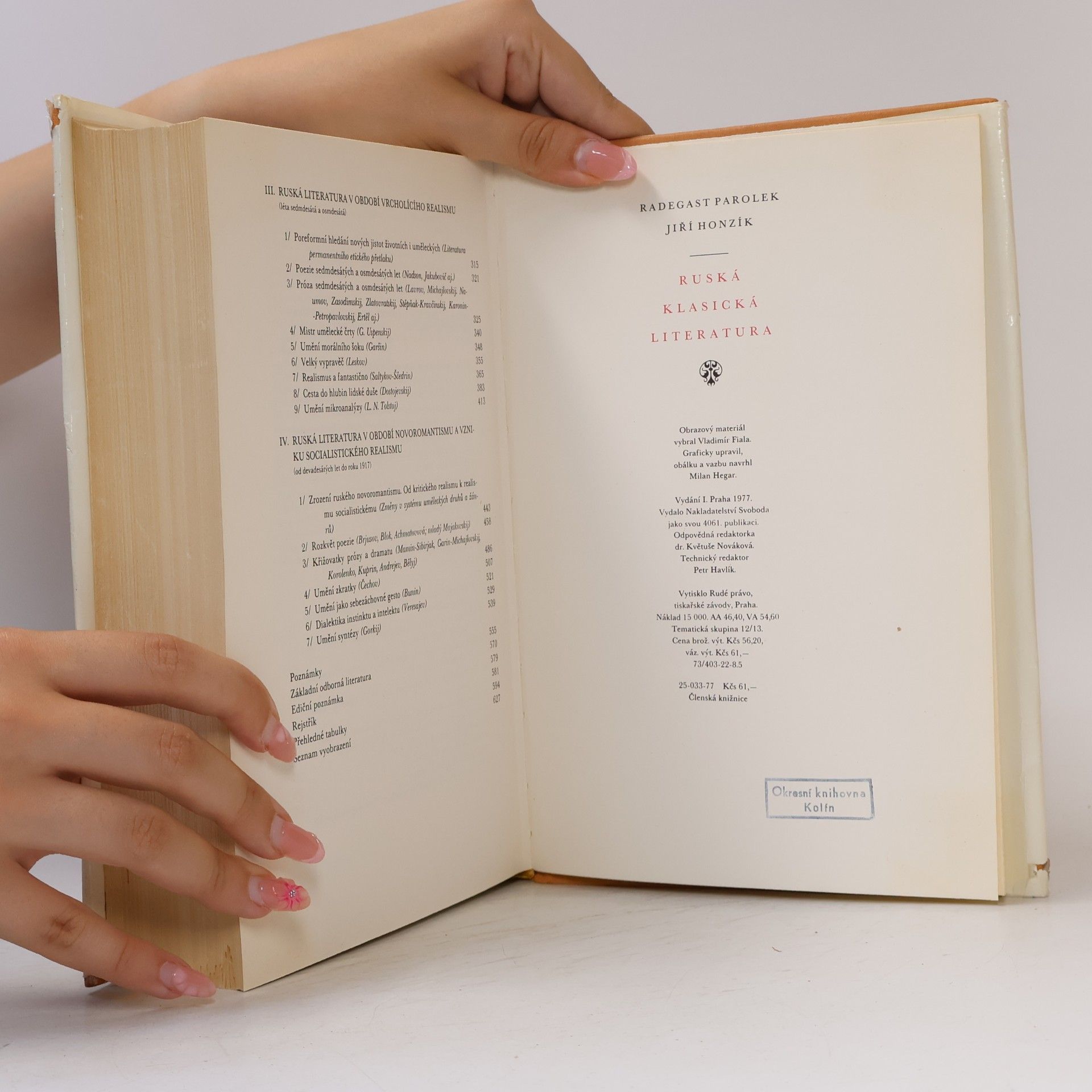Jiří Honzík Ruská klasická literatura