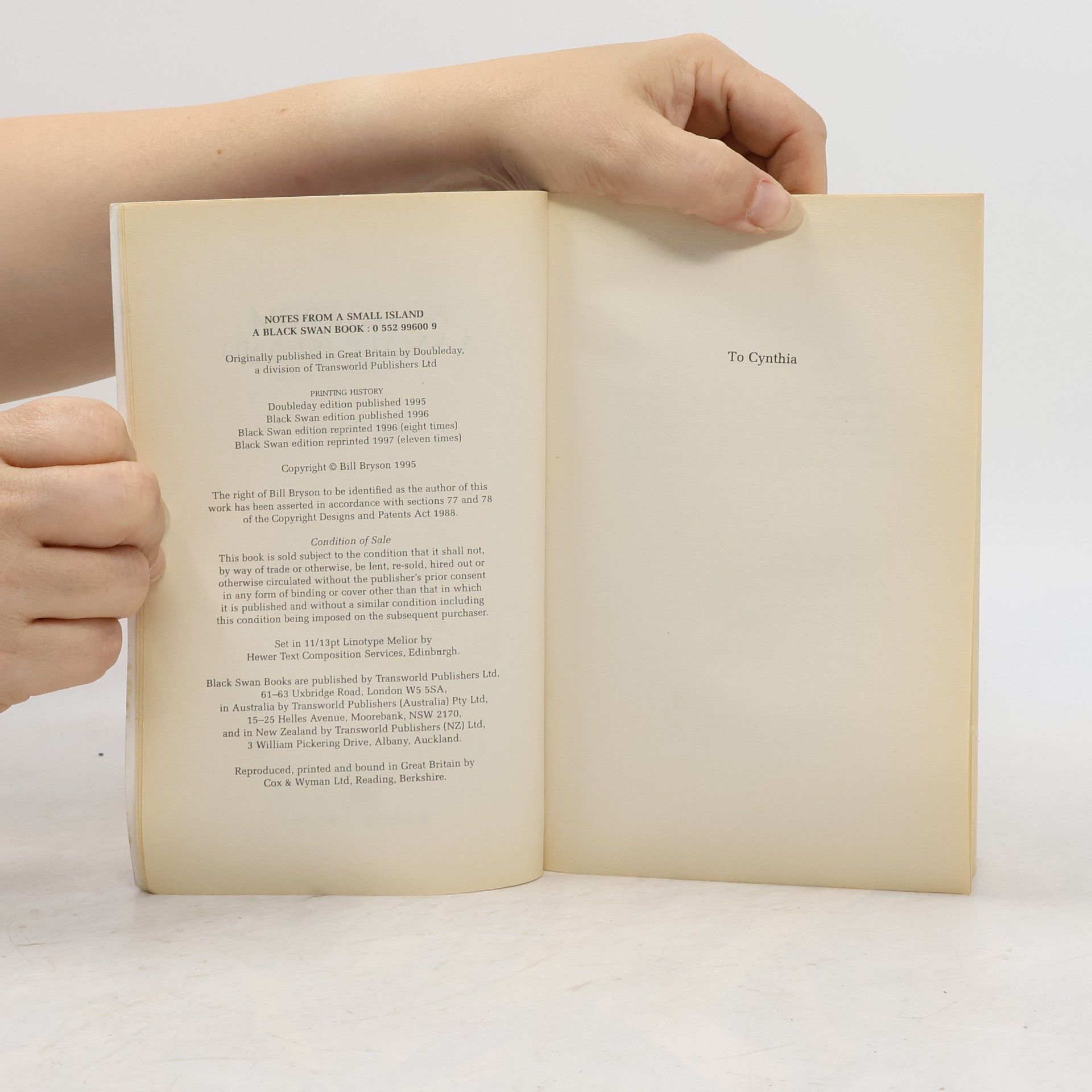Bill Bryson Notes from a Small Island