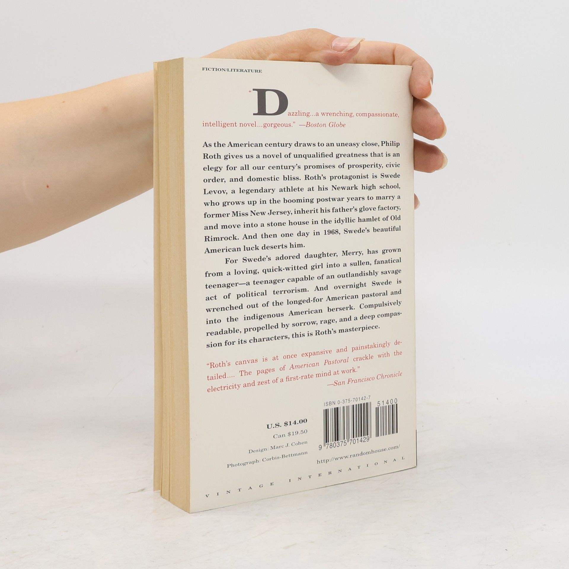 Philip Roth American Pastoral