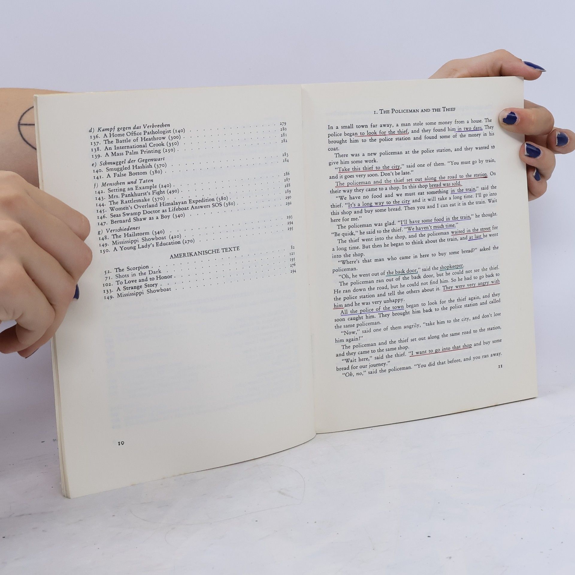 Walter Spiegelberg Handbuch der englischen Nacherzählung