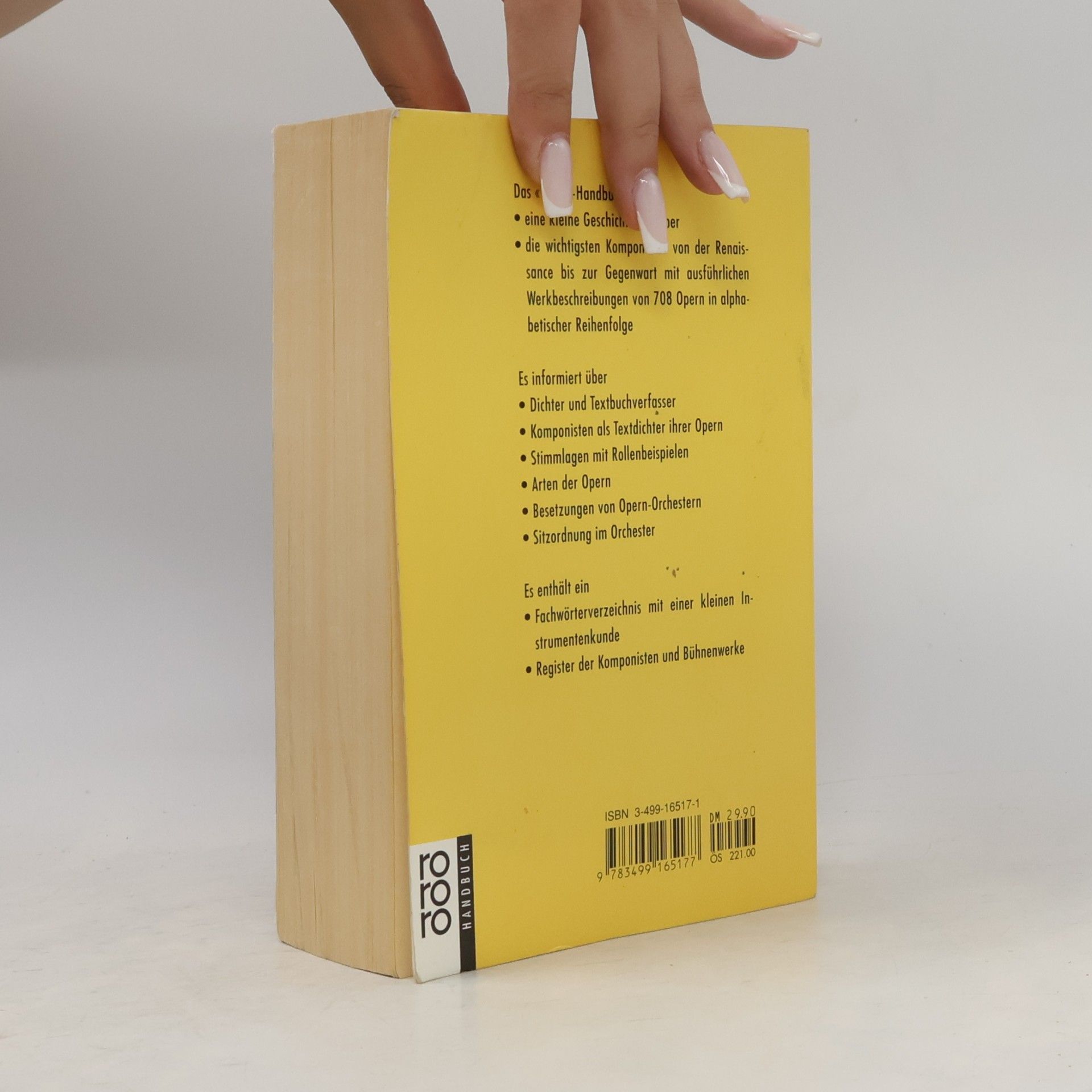 Heinz Wagner Opern-Handbuch