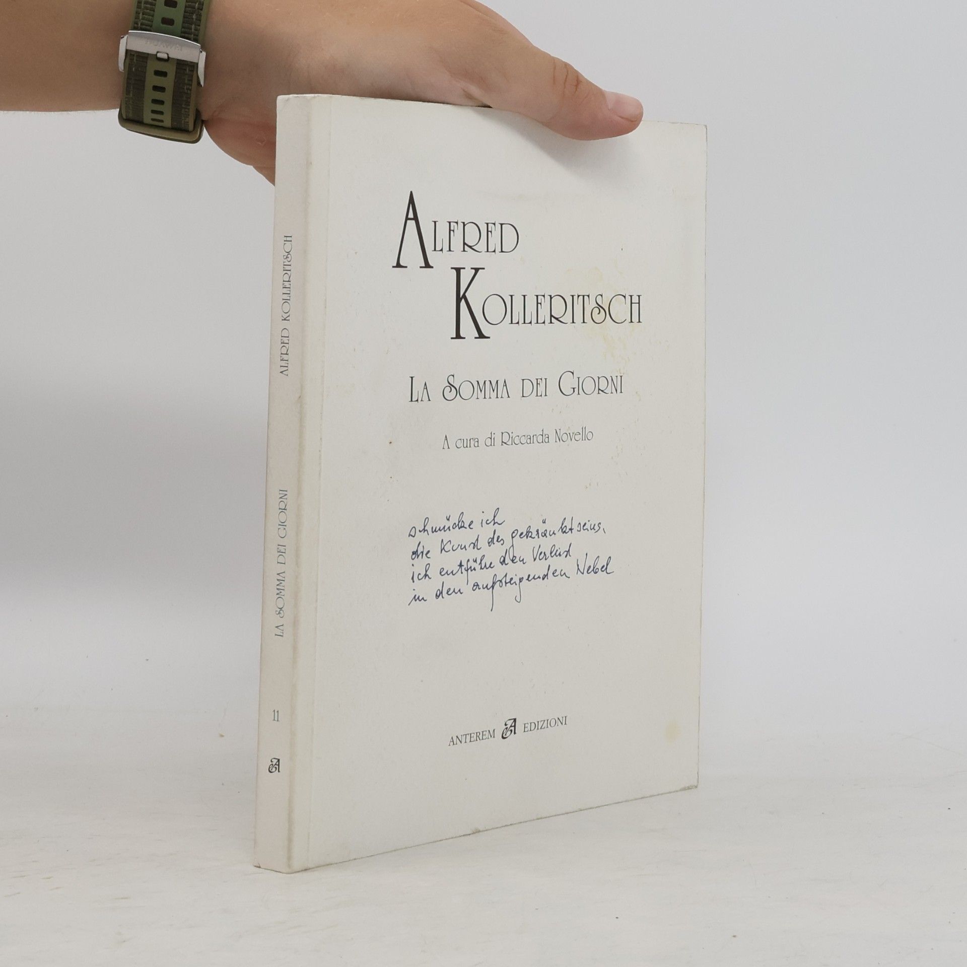 Alfred Kolleritsch La somma dei giorni