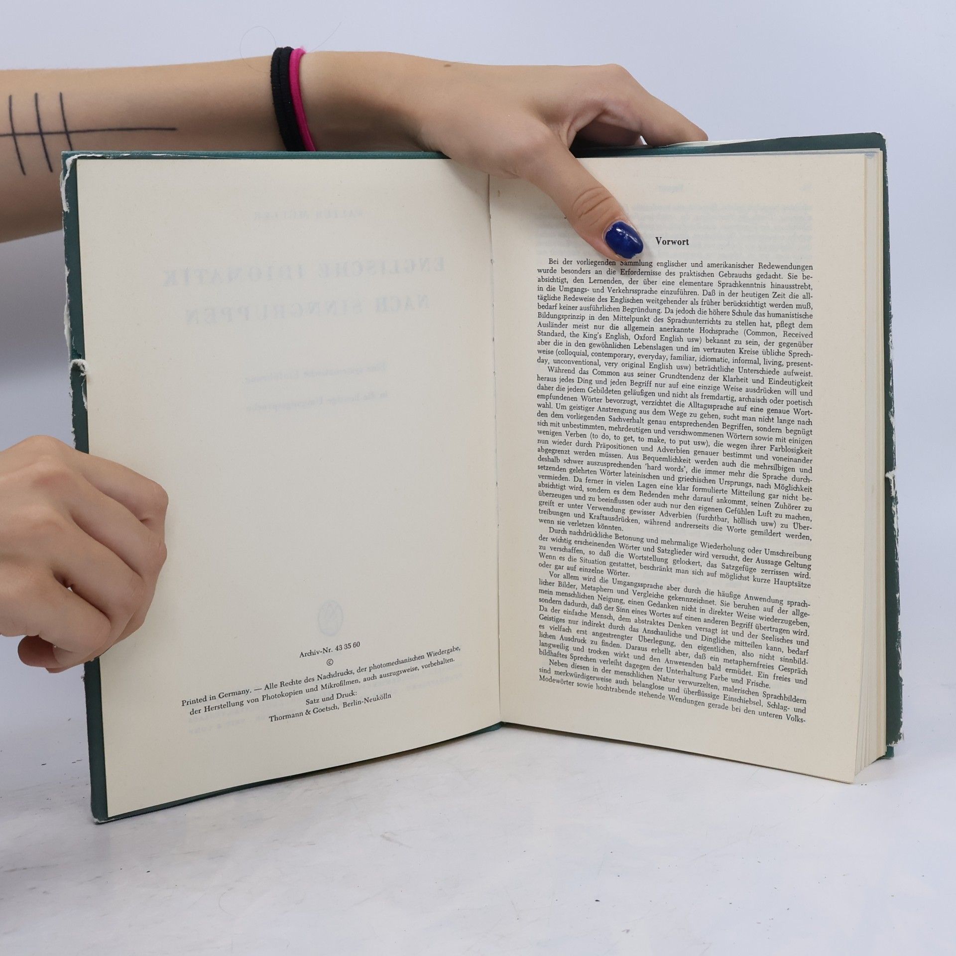 R. Mar-Osterford Englische Idiomatik