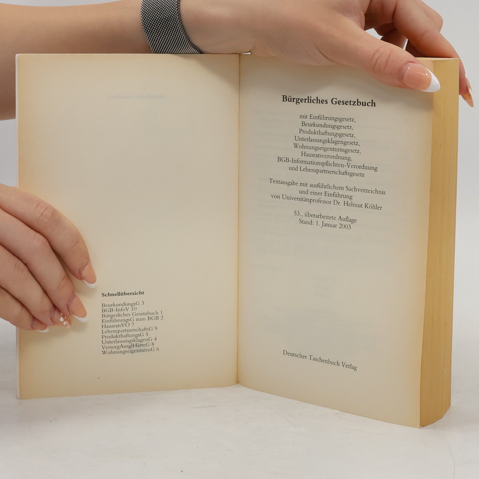 Autorenkollektiv Bürgerliches Gesetzbuch 53.