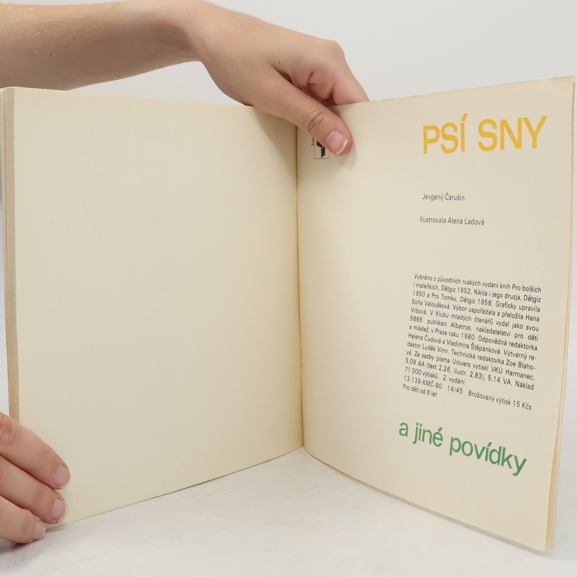 Jevgenij Ivanovič Čarušin Psí sny a jiné povídky