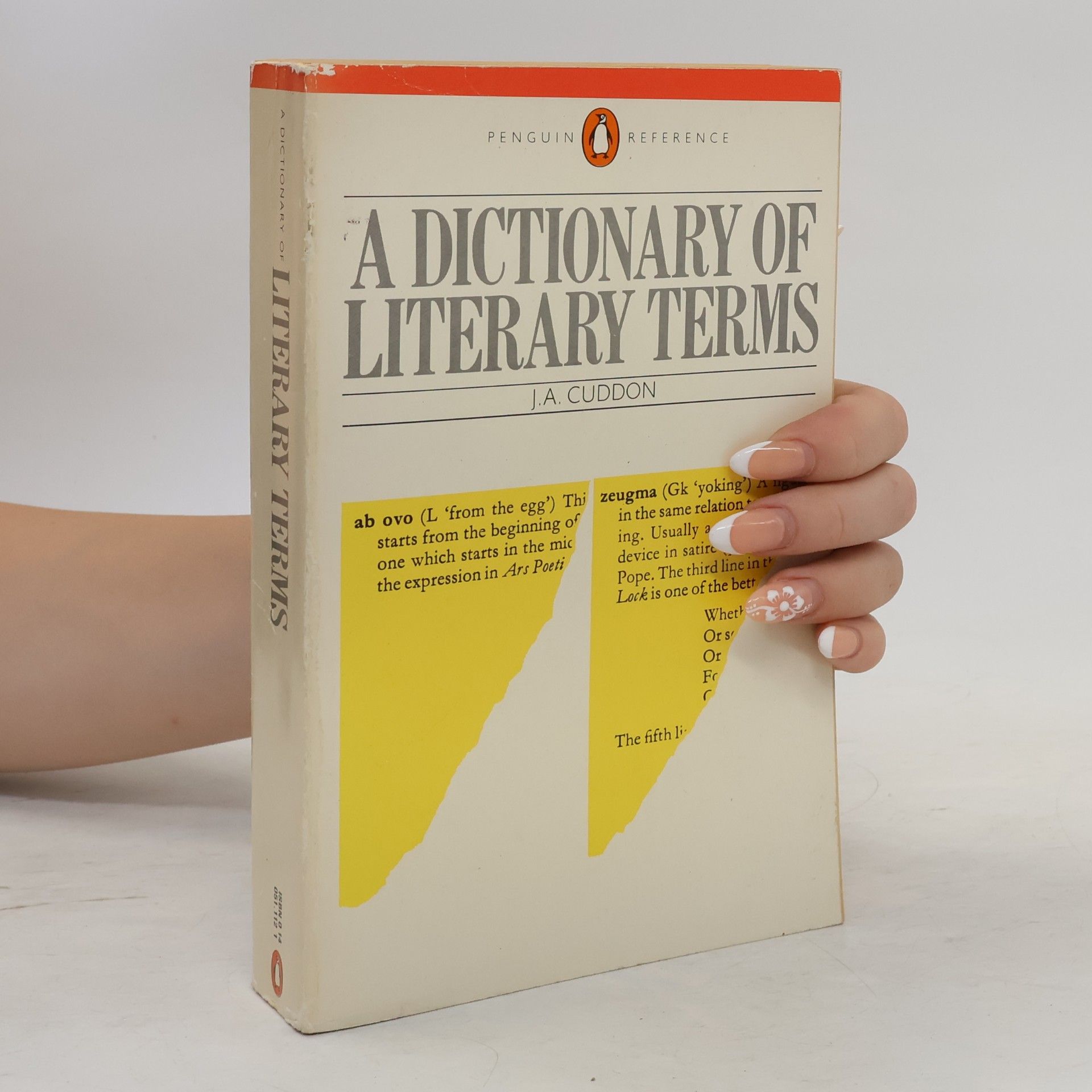 John Anthony Cuddon A Dictionary of Literary Terms