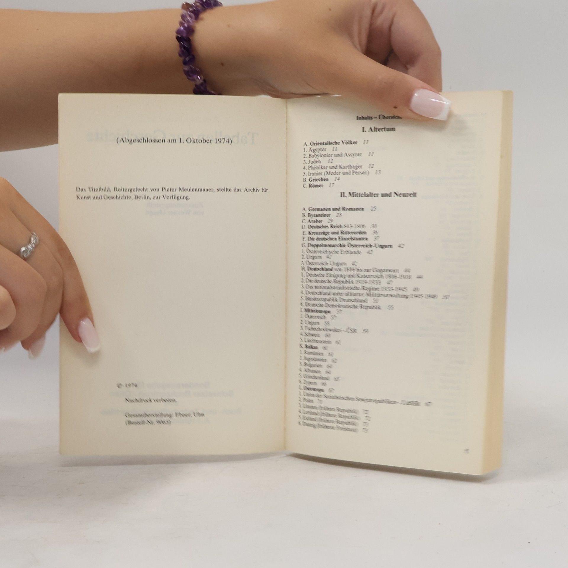 Autorenkollektiv Tabellen zur Geschichte der Länder und Völker