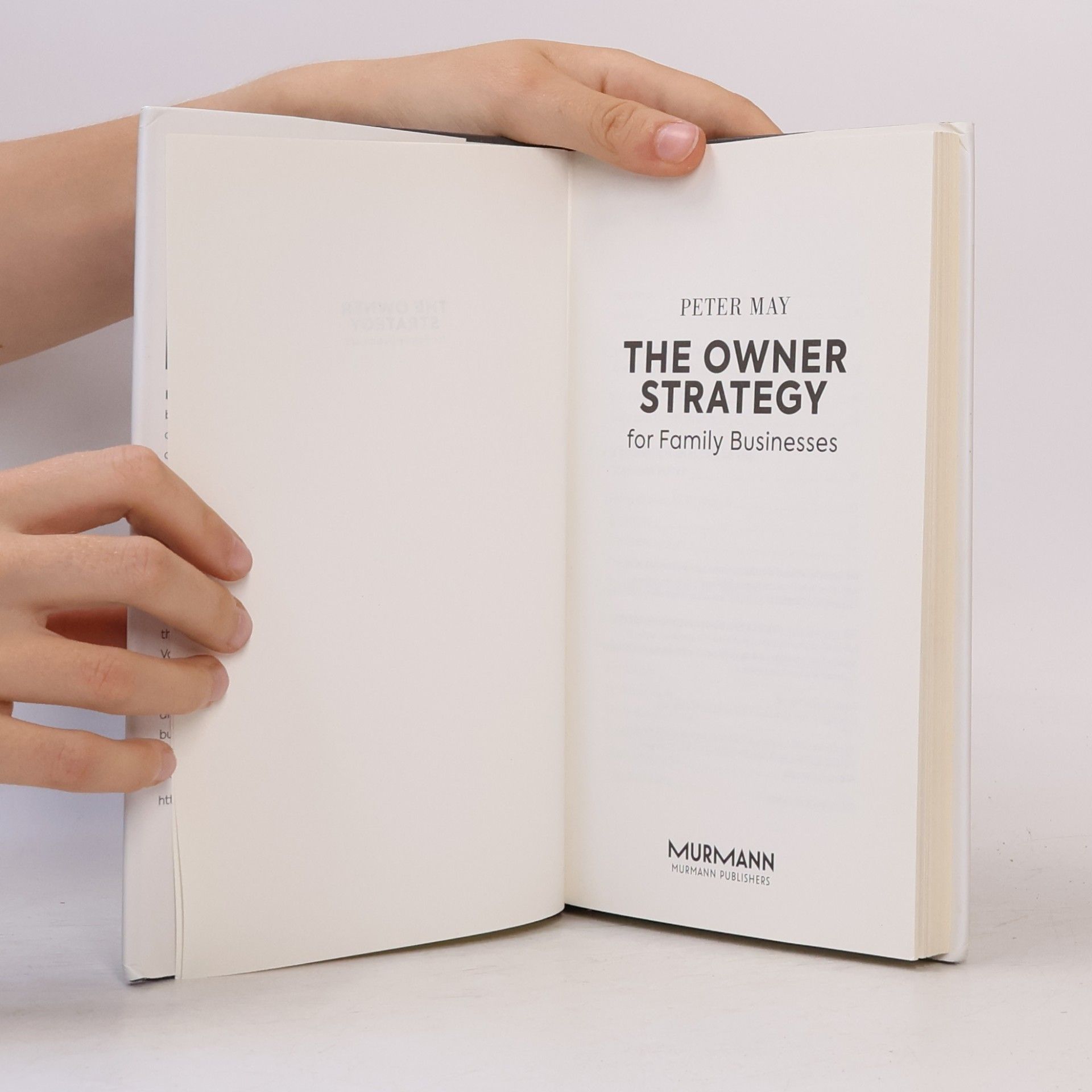 Peter May The Owner Strategy For Family Businesses: English Edition