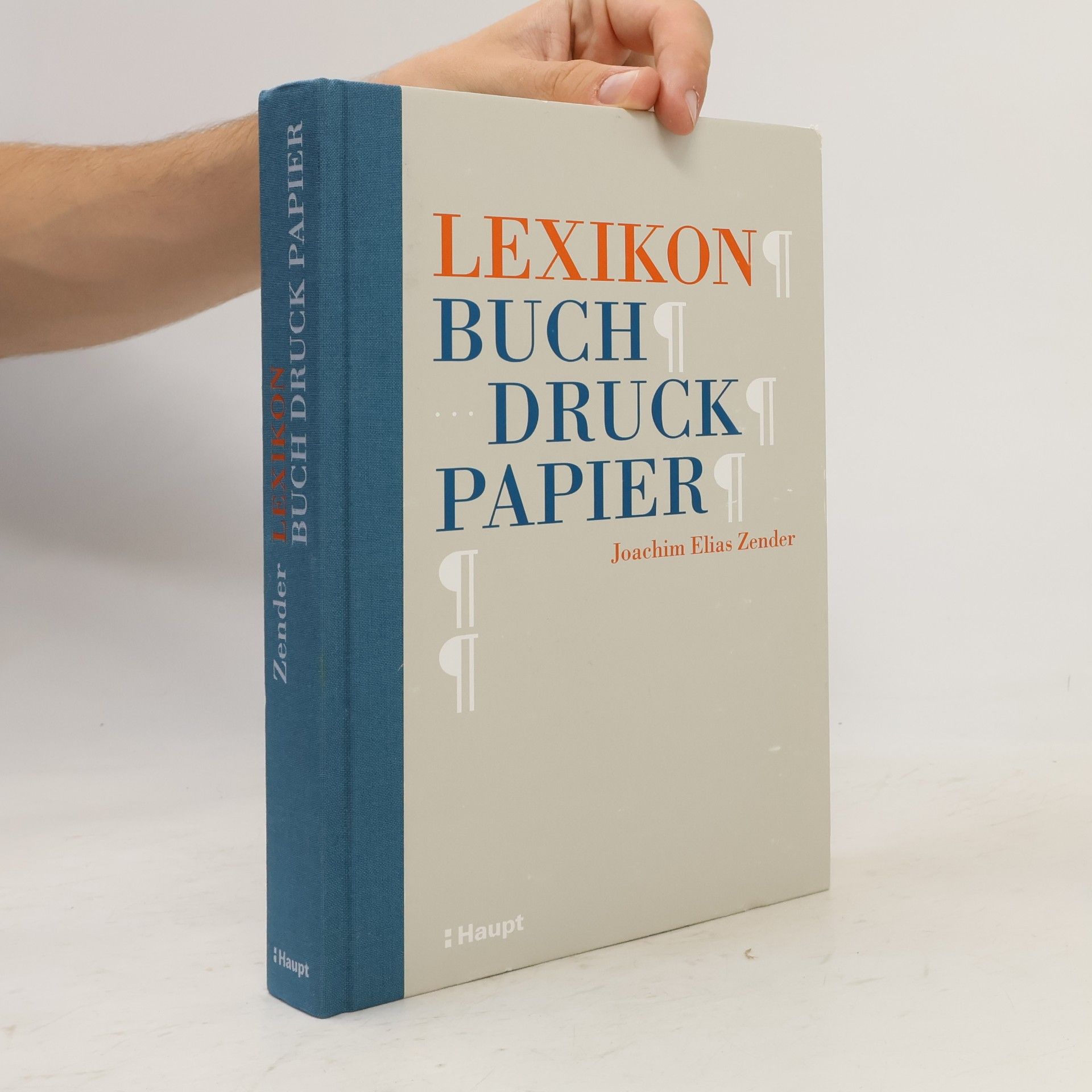 Joachim Elias Zender Lexikon Buch, Druck, Papier
