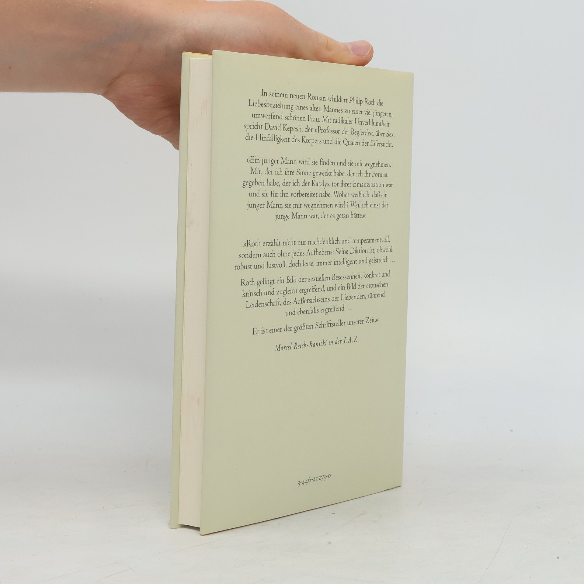 Philip Roth Das sterbende Tier