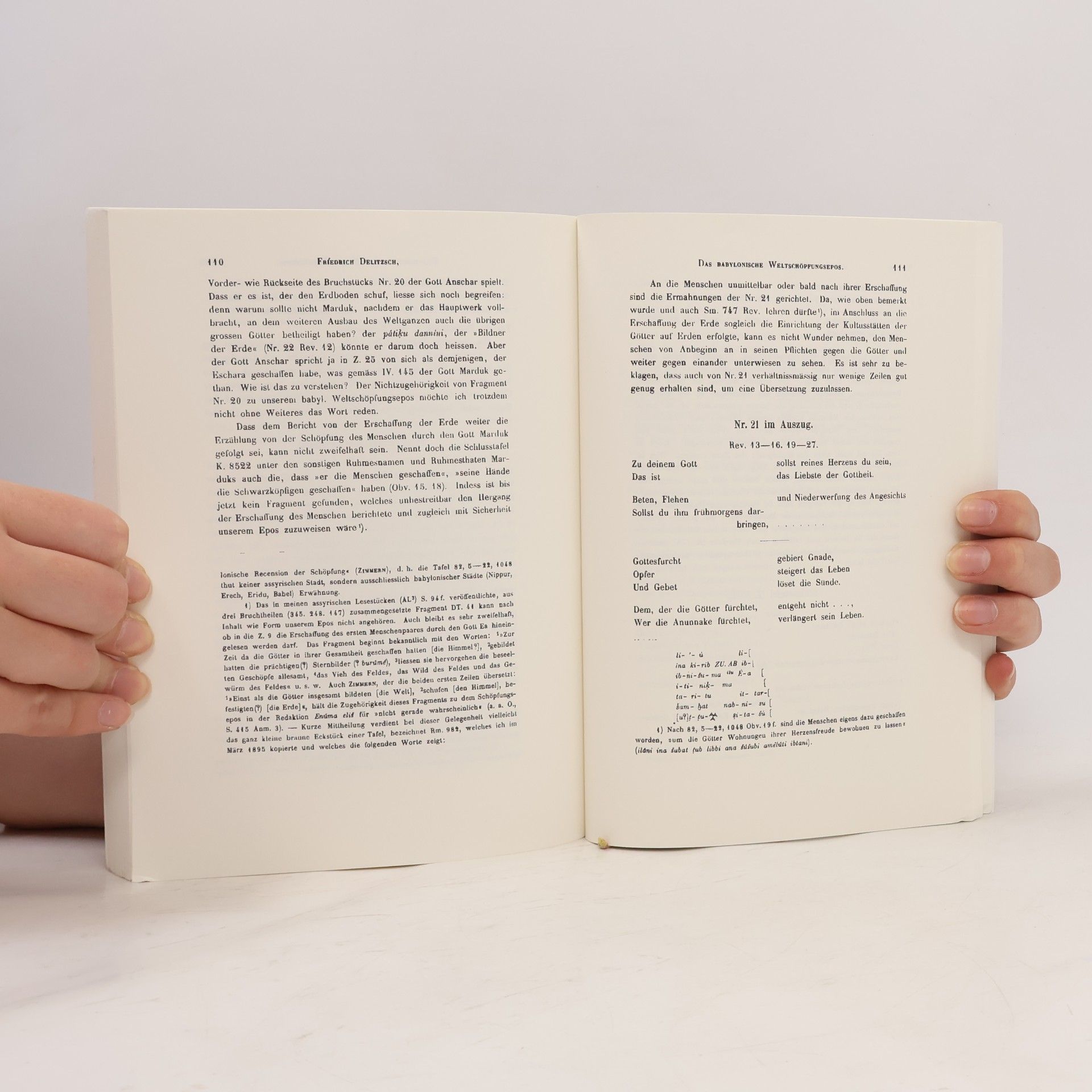 Friedrich Delitzsch Das babylonische Weltschöpfungsepos