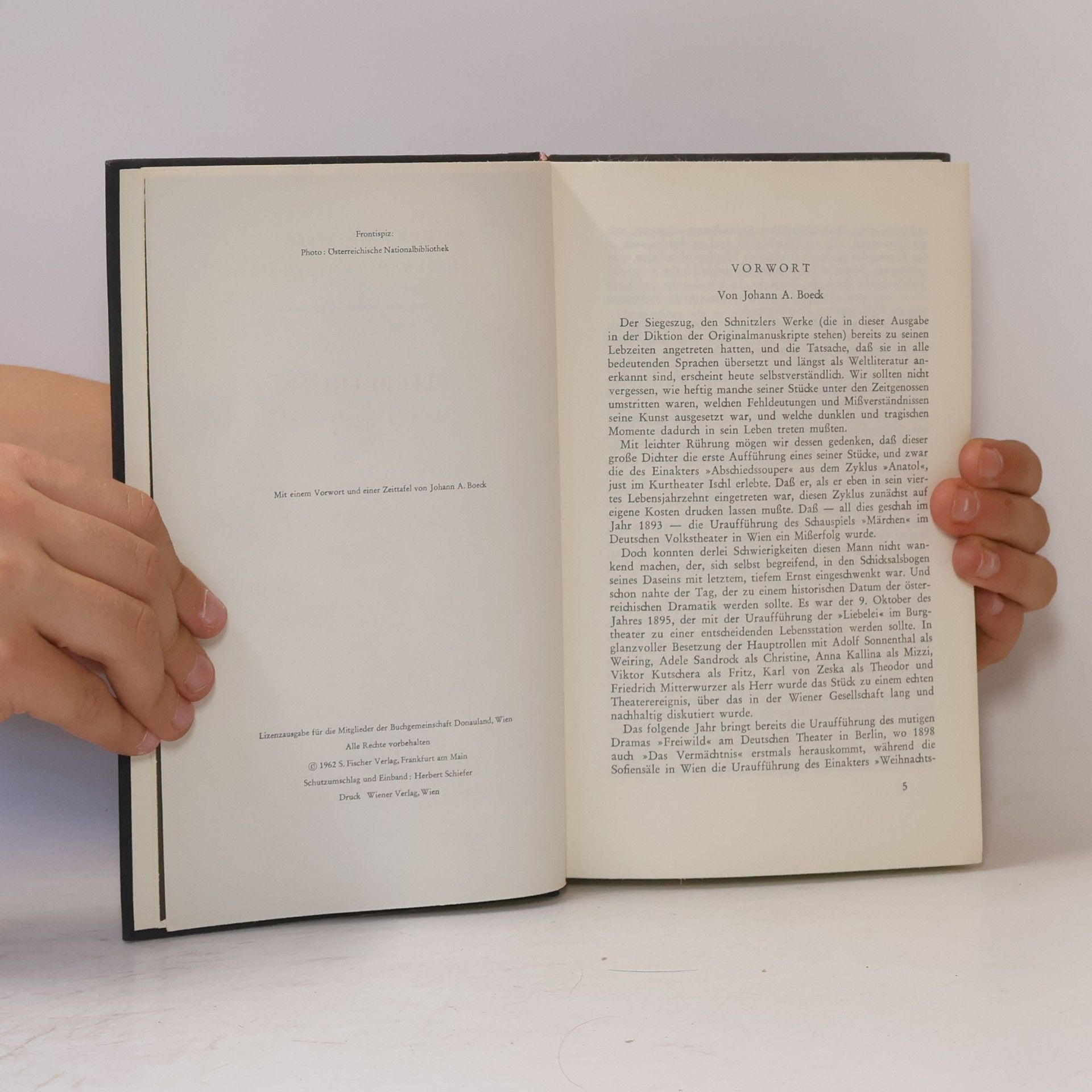 Arthur Schnitzler Liebelei und andere Bühnenwerke