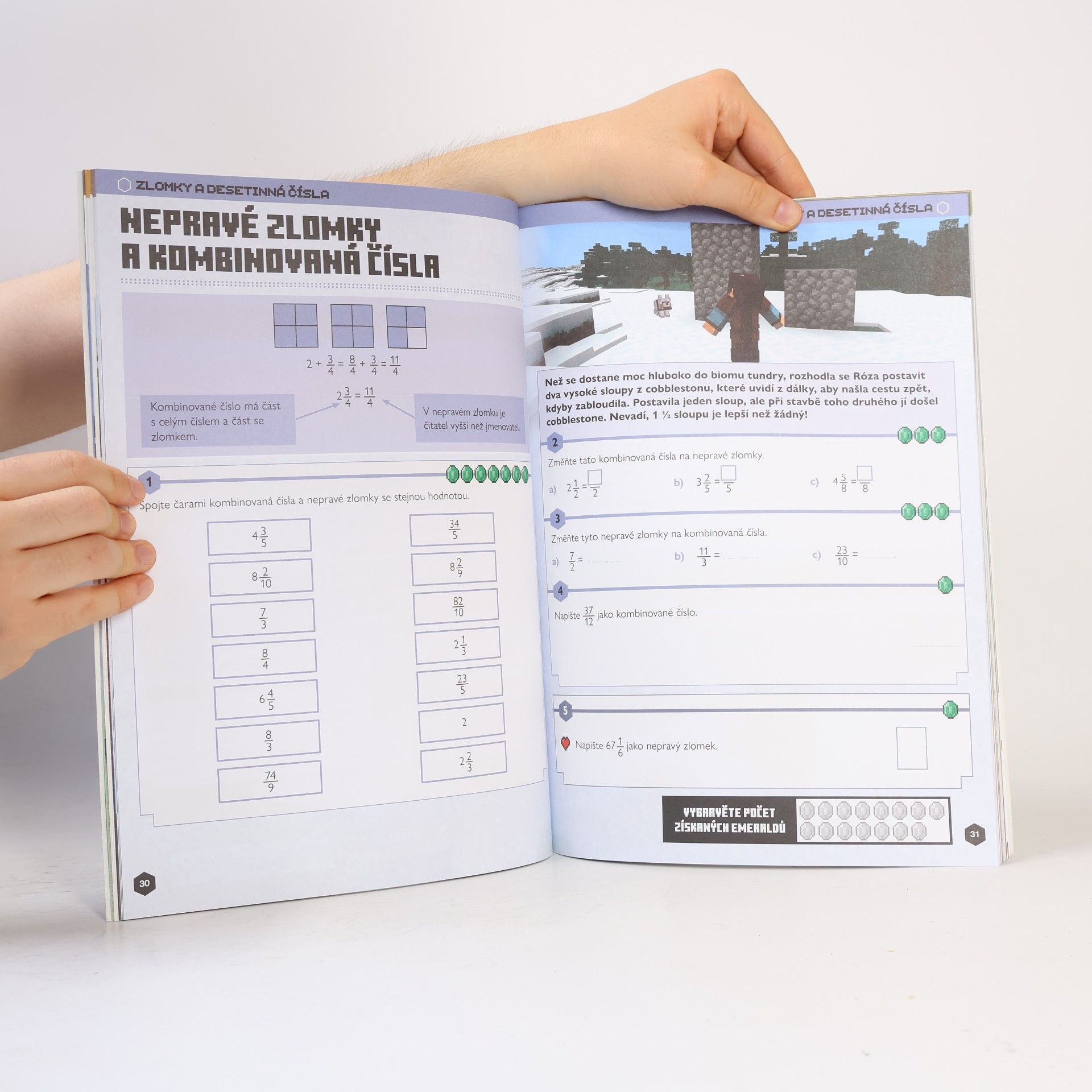 Autores varios Matika pro minecrafťáky 9-10 let