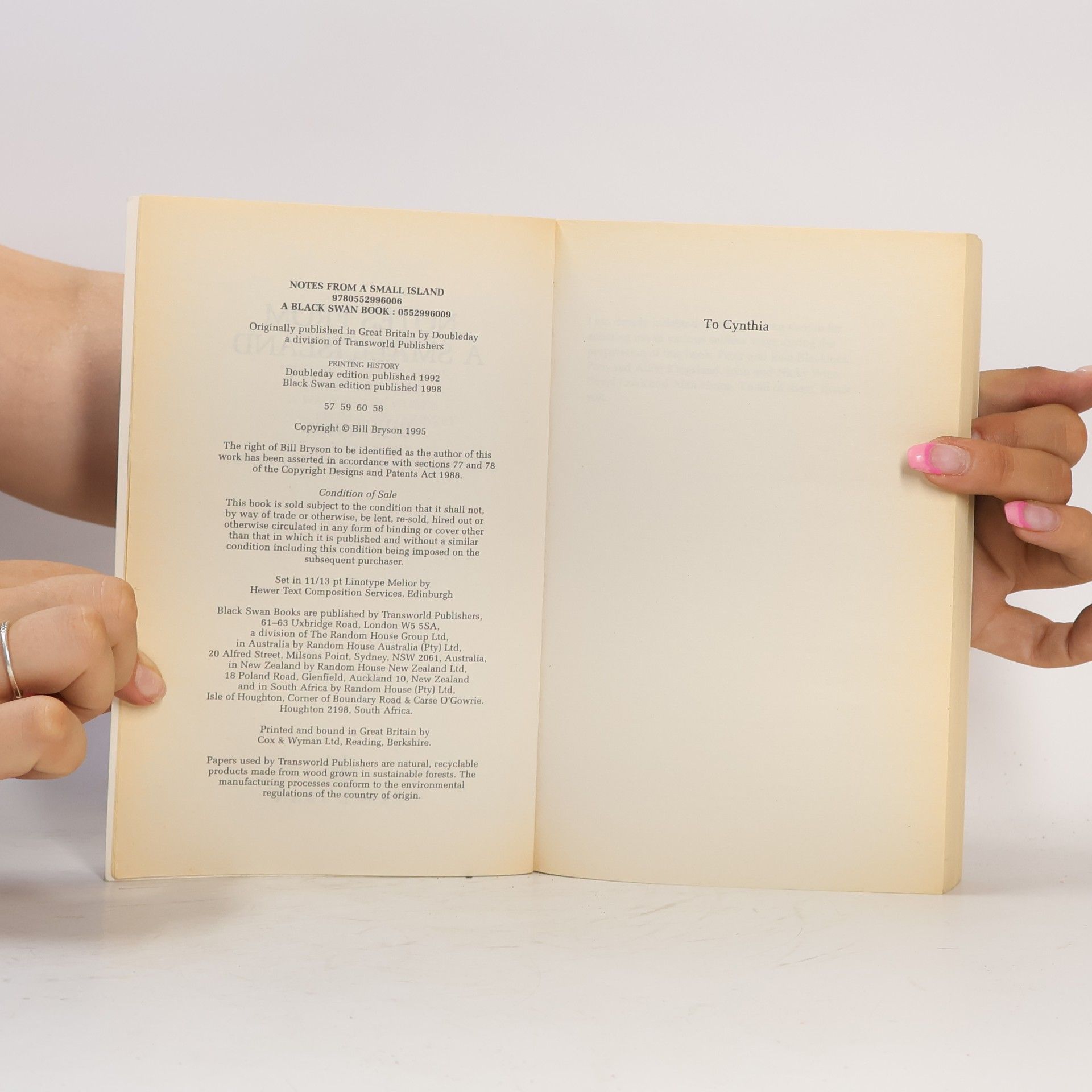 Bill Bryson Notes from a Small Island