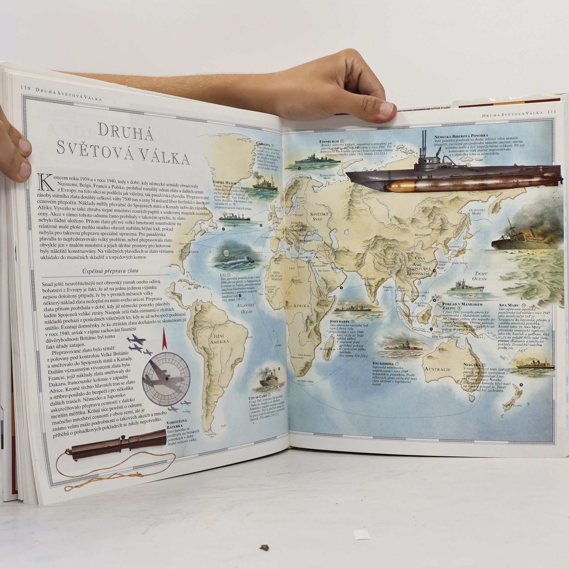 Nigel Pickford Atlas vraků lodí s poklady