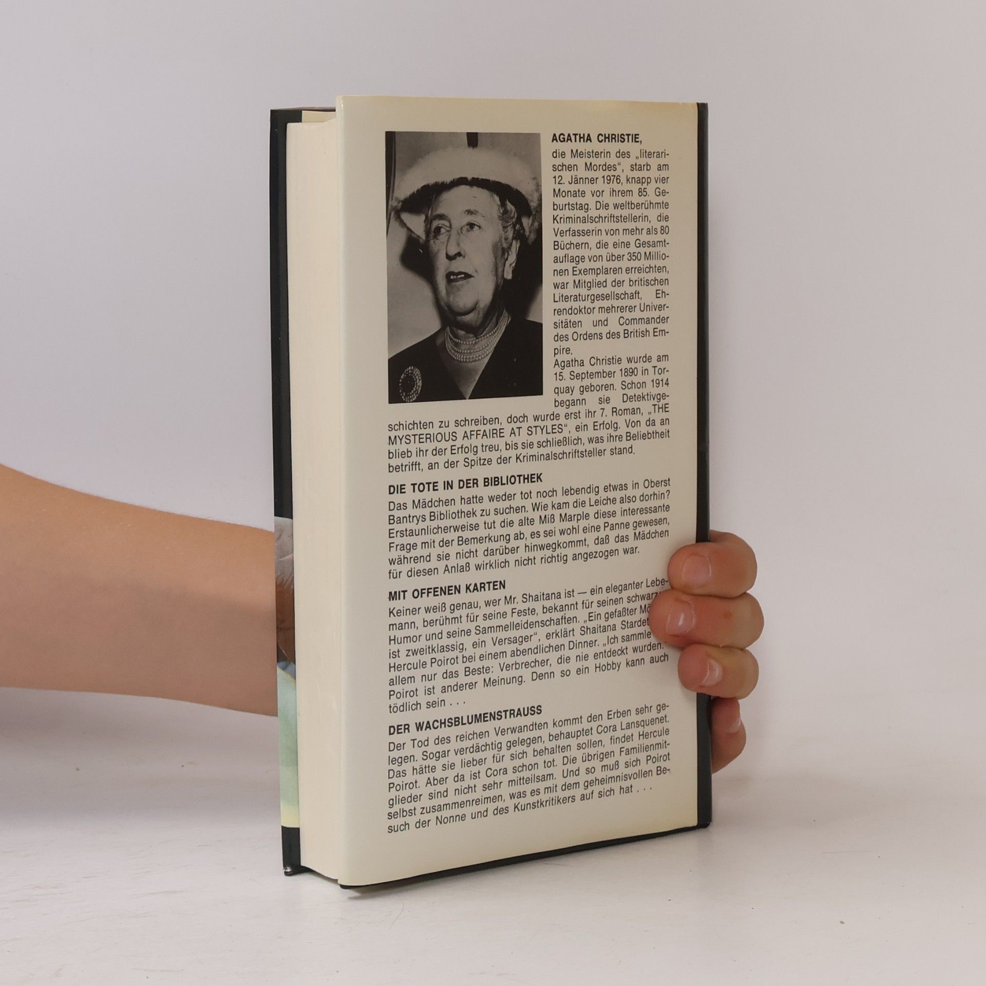 Agatha Christie Die Tote in der Bibliothek, Mit offenen Karten, Der Wachsblumensrauß