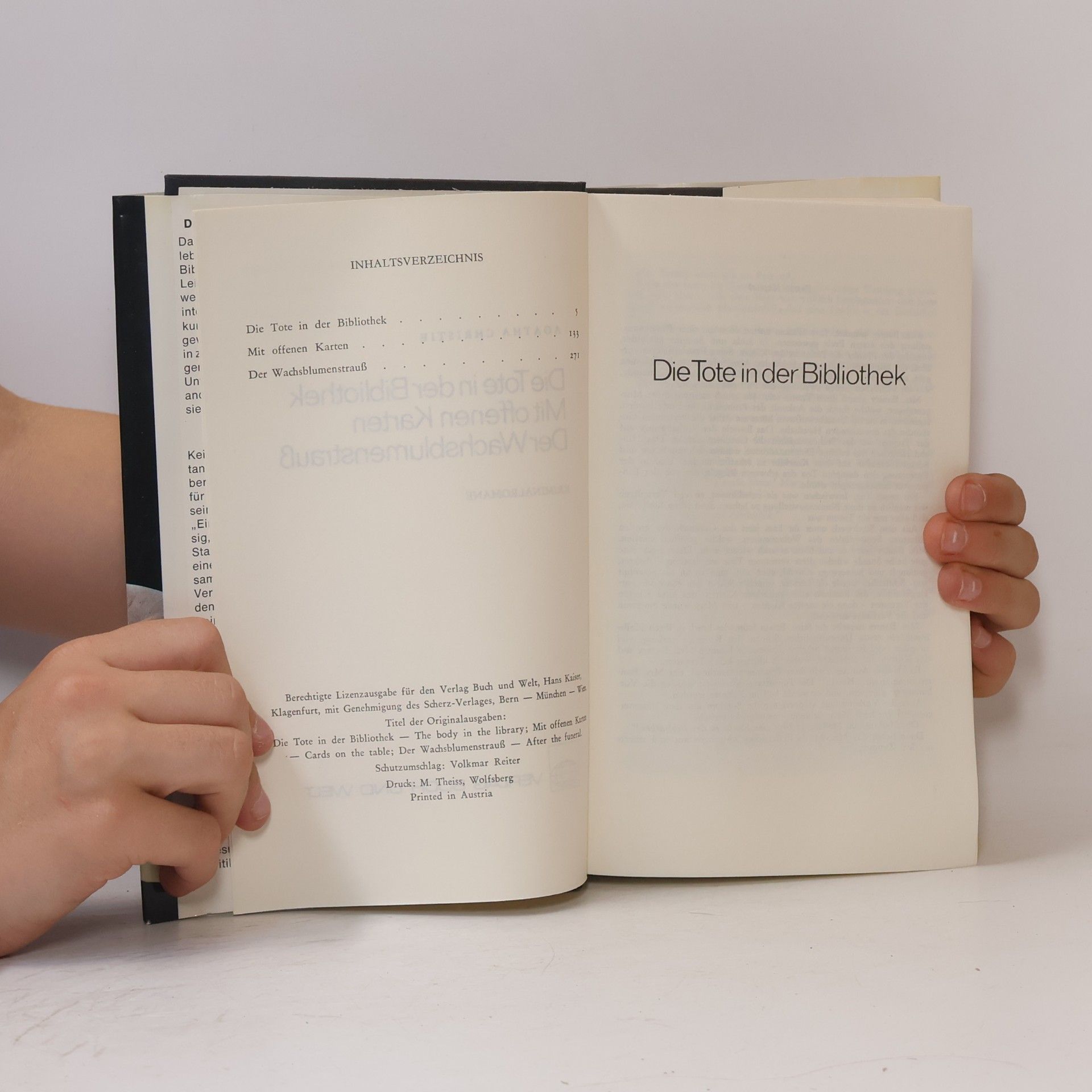 Agatha Christie Die Tote in der Bibliothek, Mit offenen Karten, Der Wachsblumensrauß
