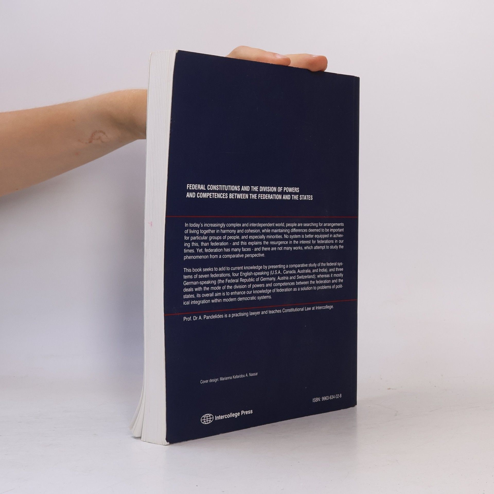Andreas E. Pandelides Federal Constitutions And The Division Of Powers And Competences Between The Federation And The States