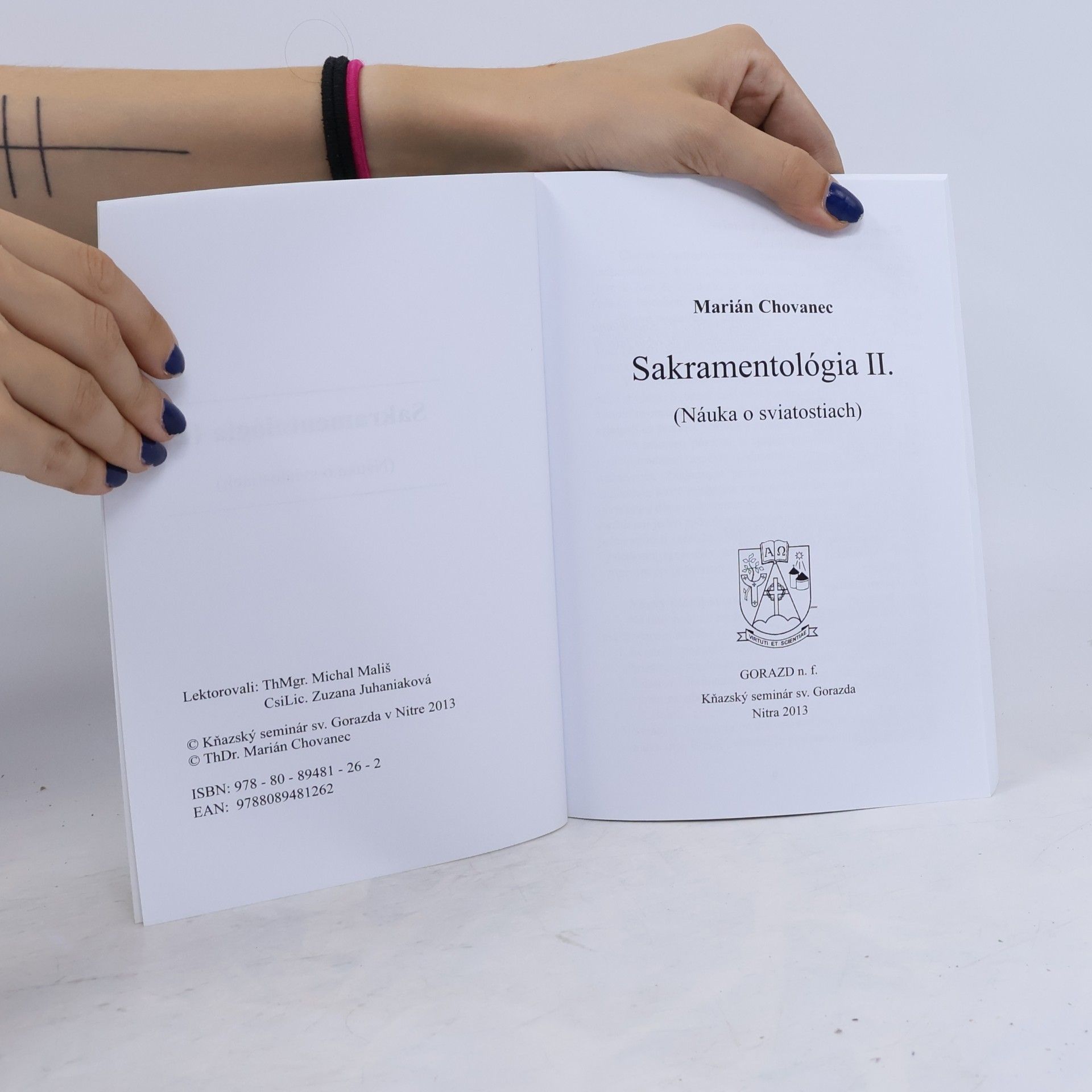 Marián Chovanec Sakramentológia II.