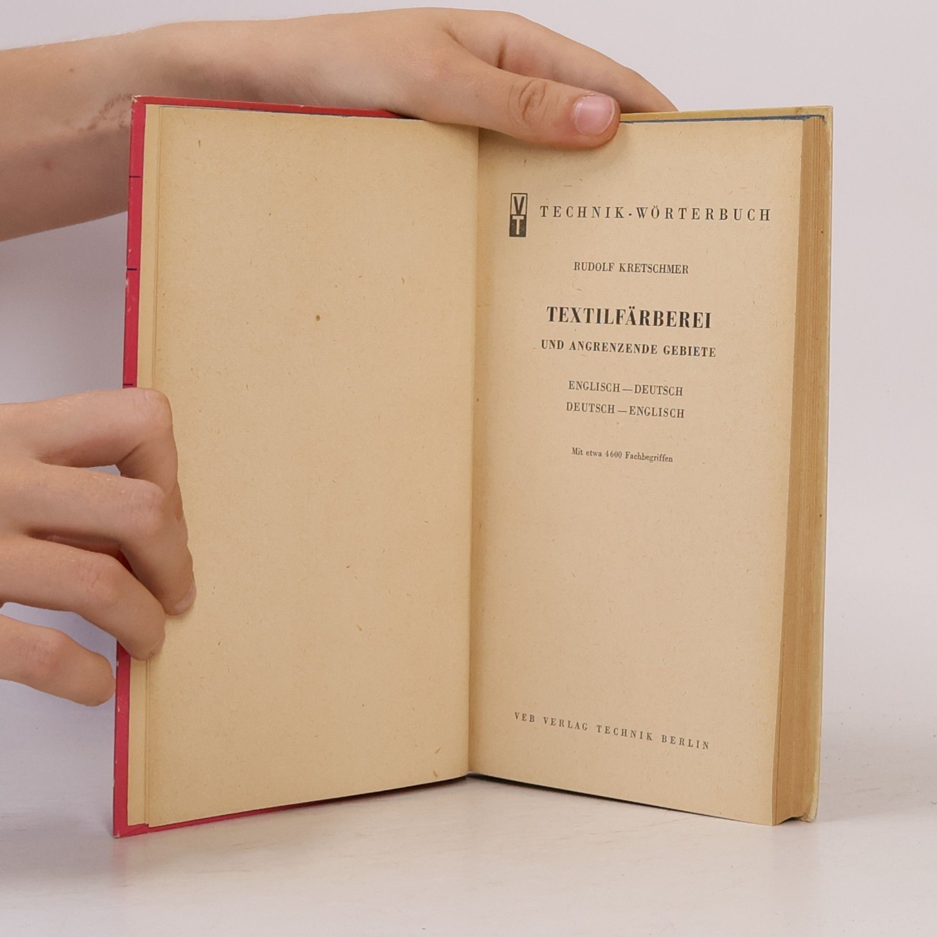 Rudolf Kretschmer Textilfärberei / Textile Dyeing